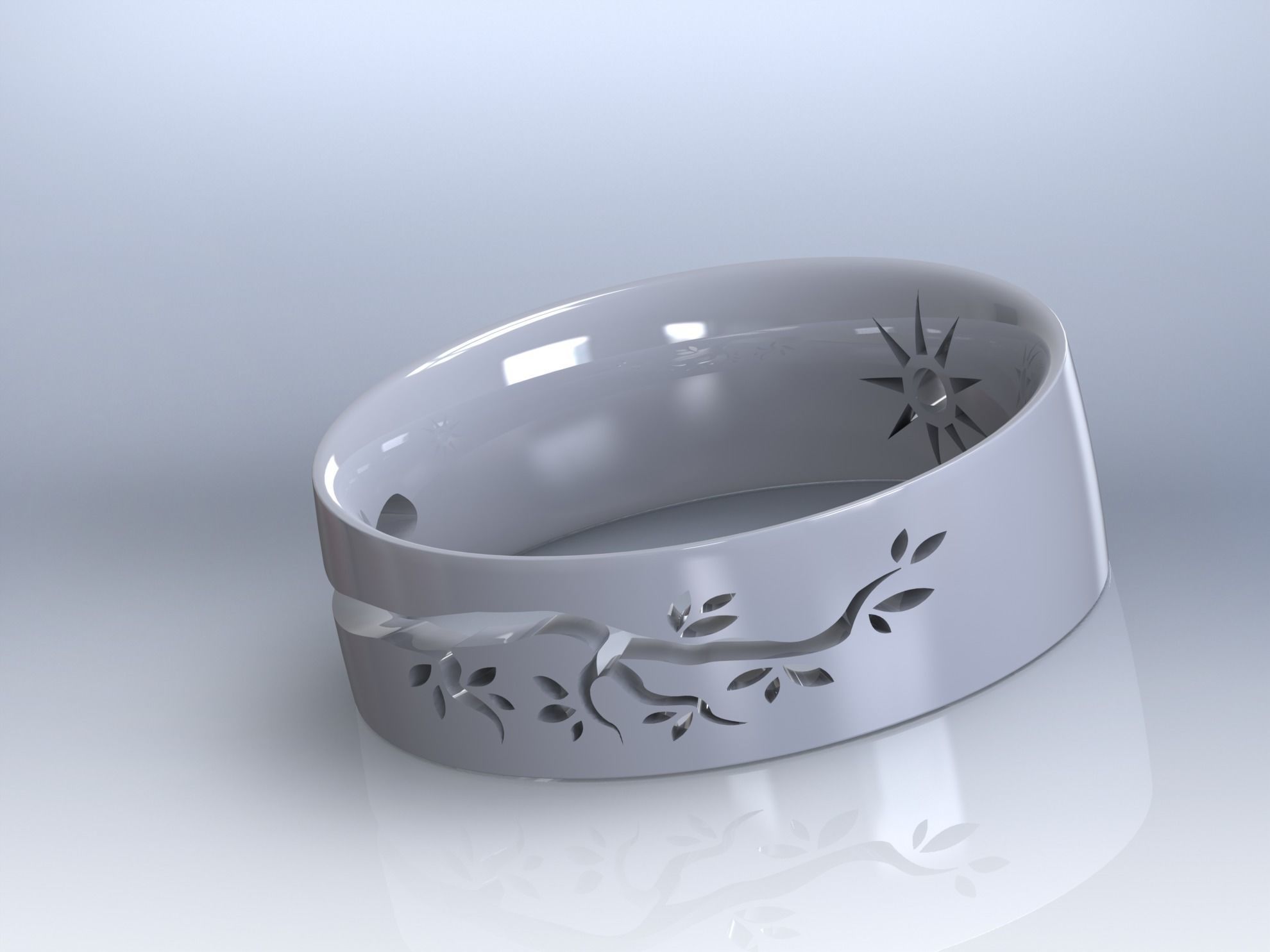 wedding ring 01 3D print model_96