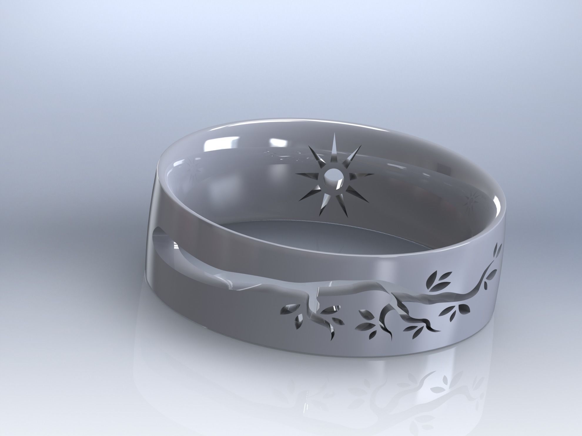 wedding ring 01 3D print model_136