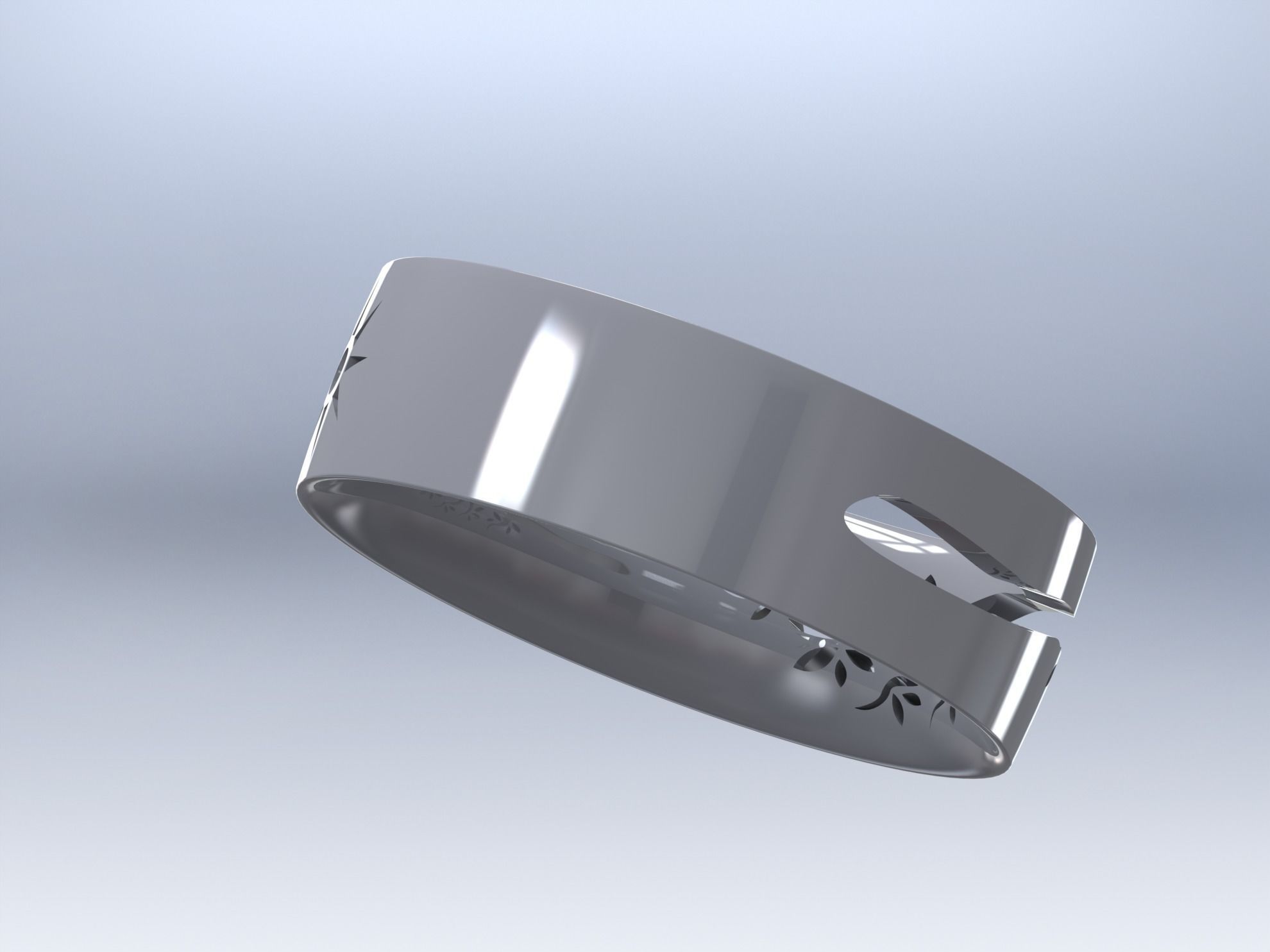 wedding ring 01 3D print model_85