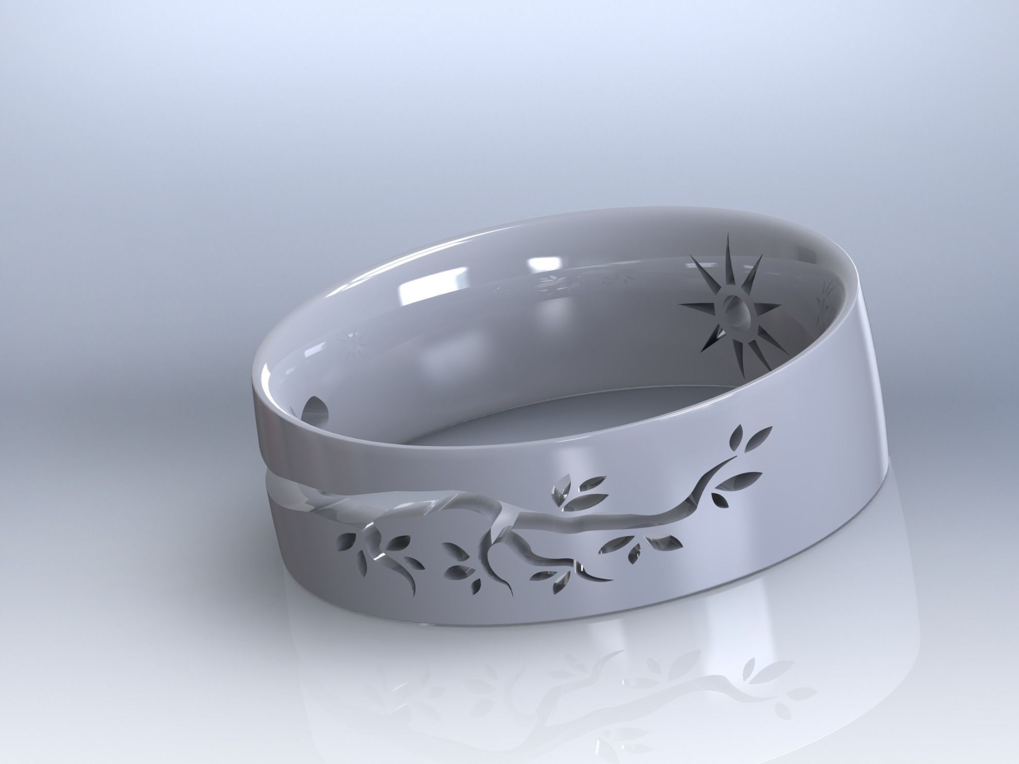 wedding ring 01 3D print model_98