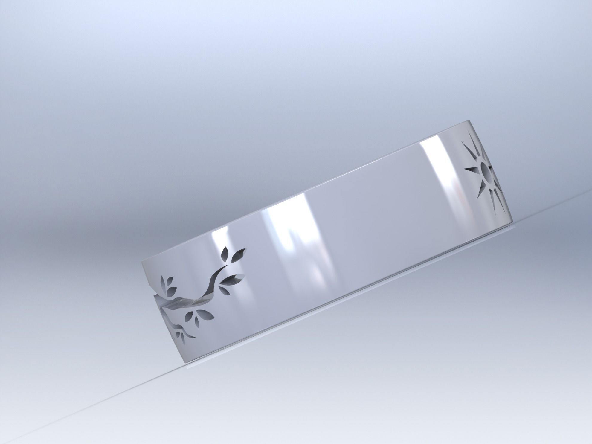 wedding ring 01 3D print model_34