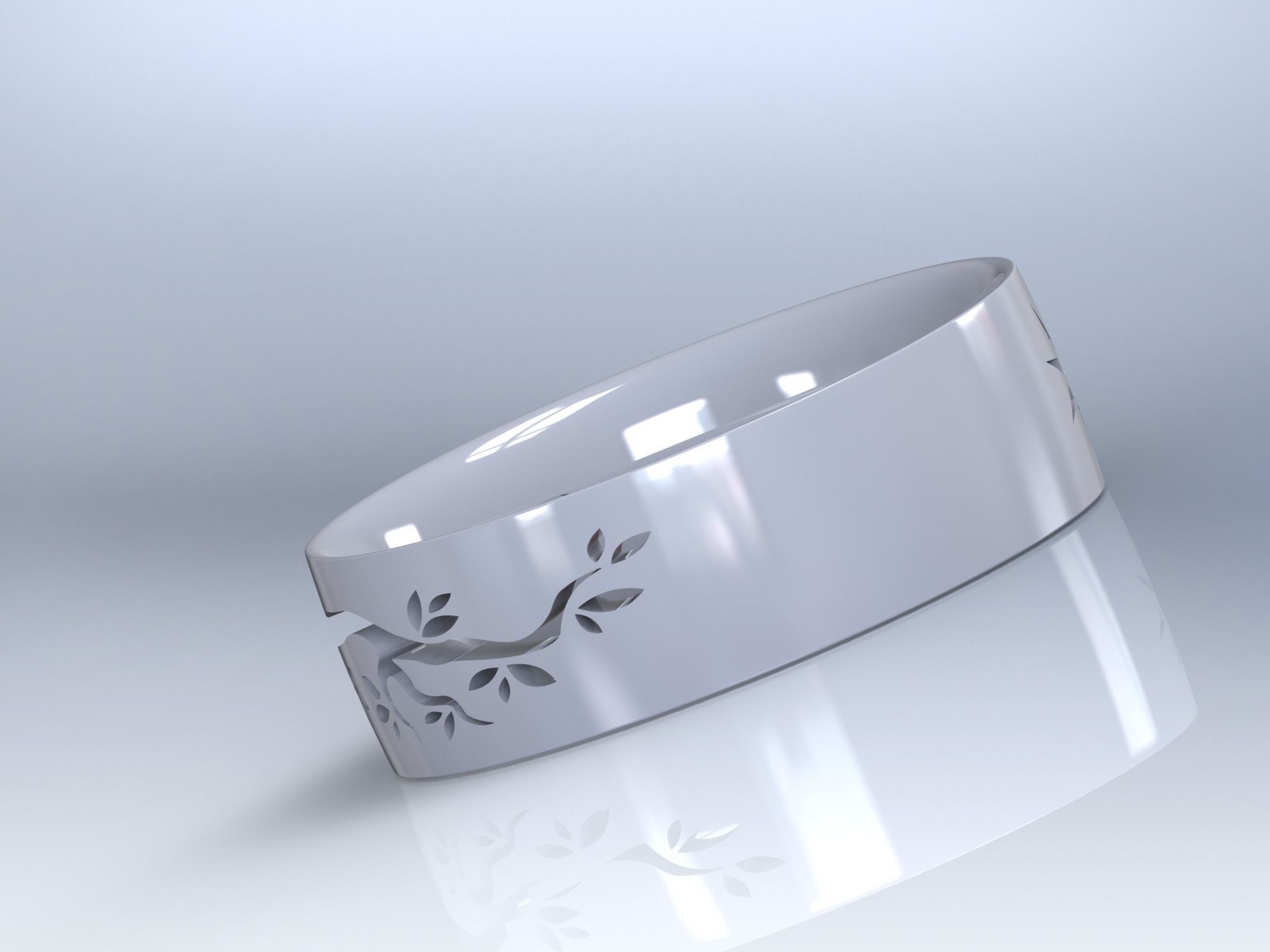 wedding ring 01 3D print model_12