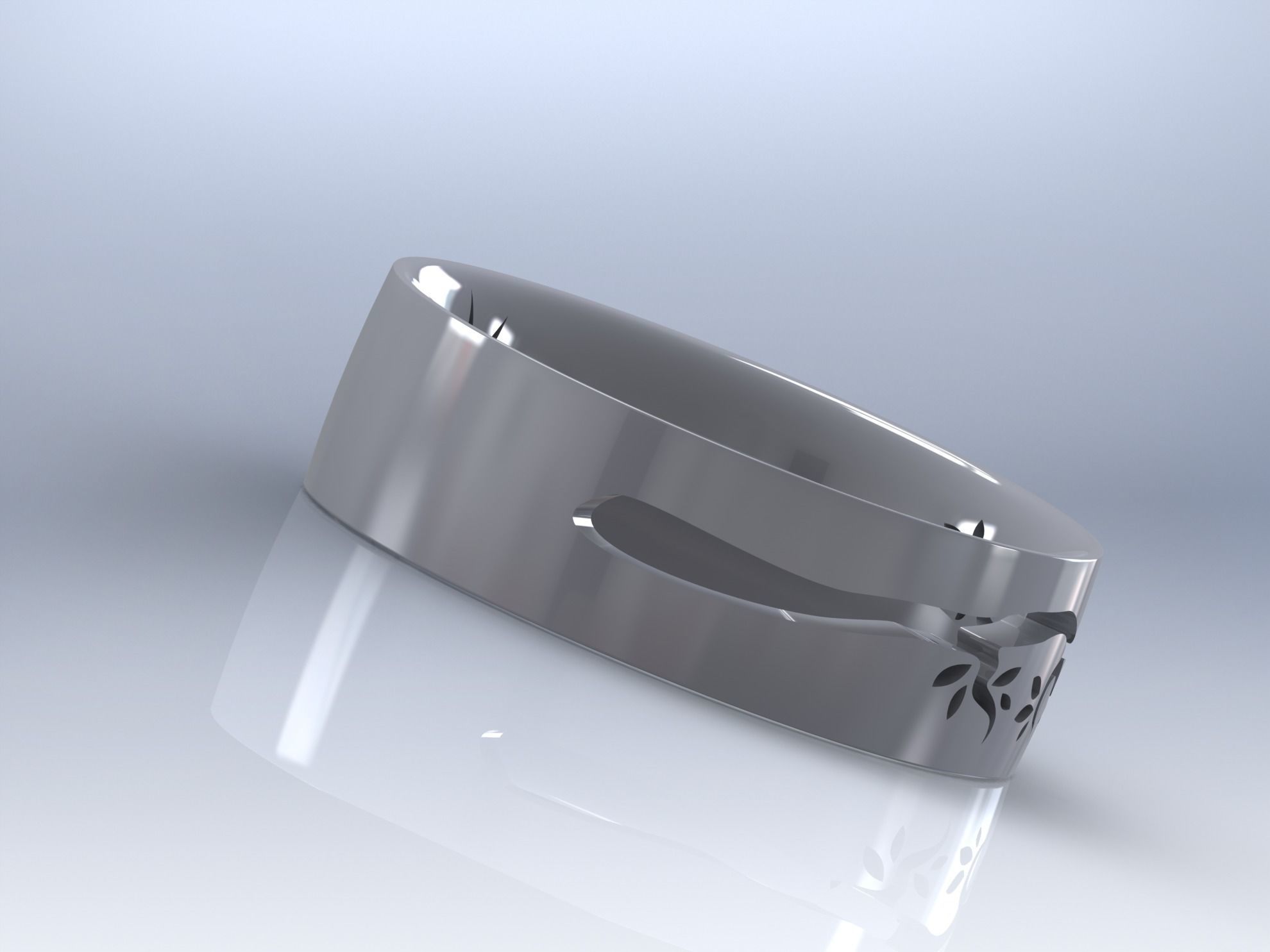 wedding ring 01 3D print model_121