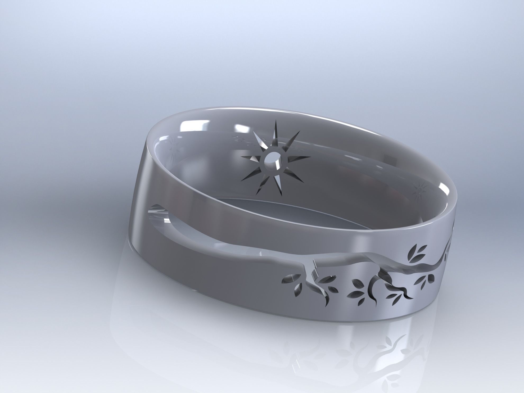 wedding ring 01 3D print model_132