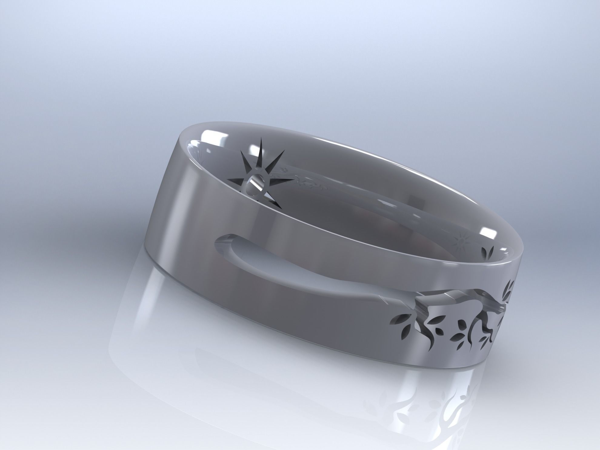 wedding ring 01 3D print model_124