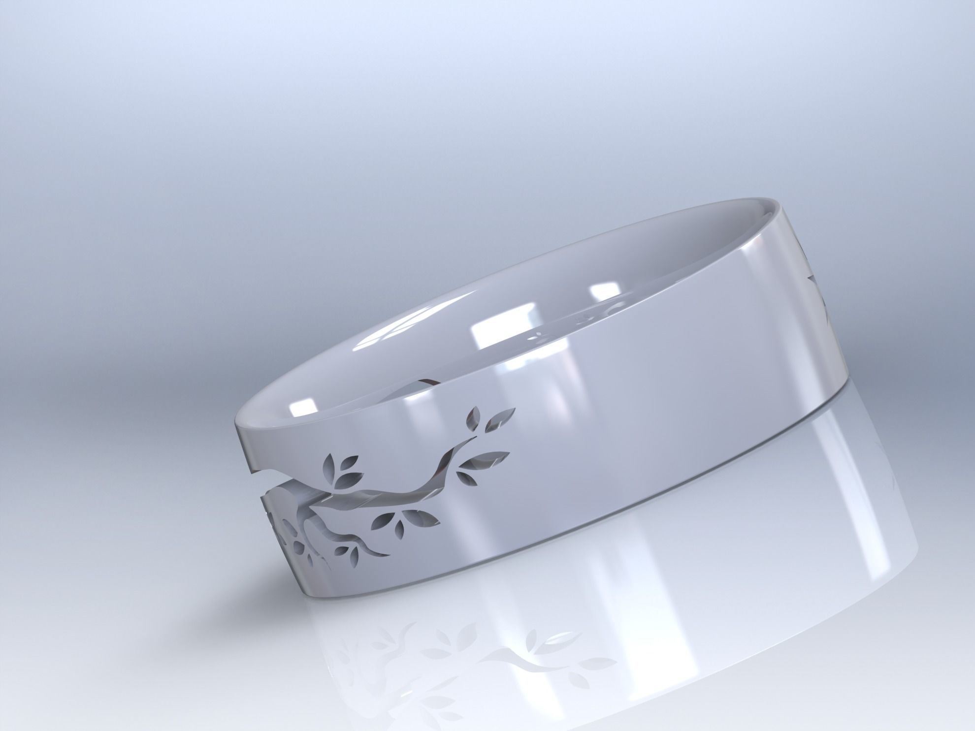 wedding ring 01 3D print model_11