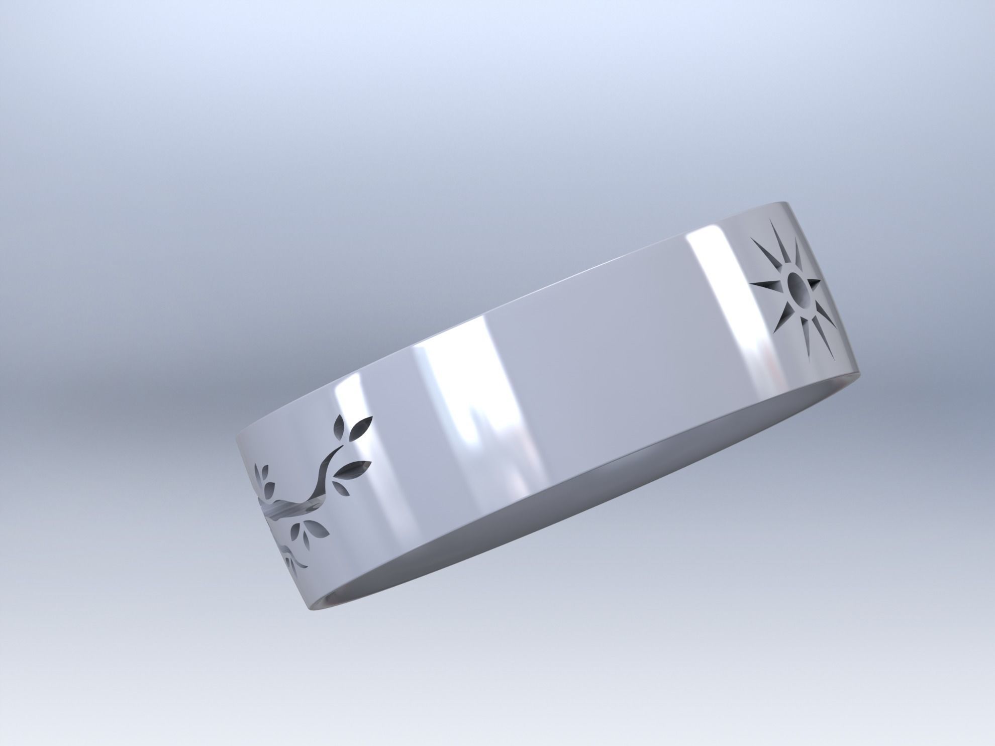 wedding ring 01 3D print model_38