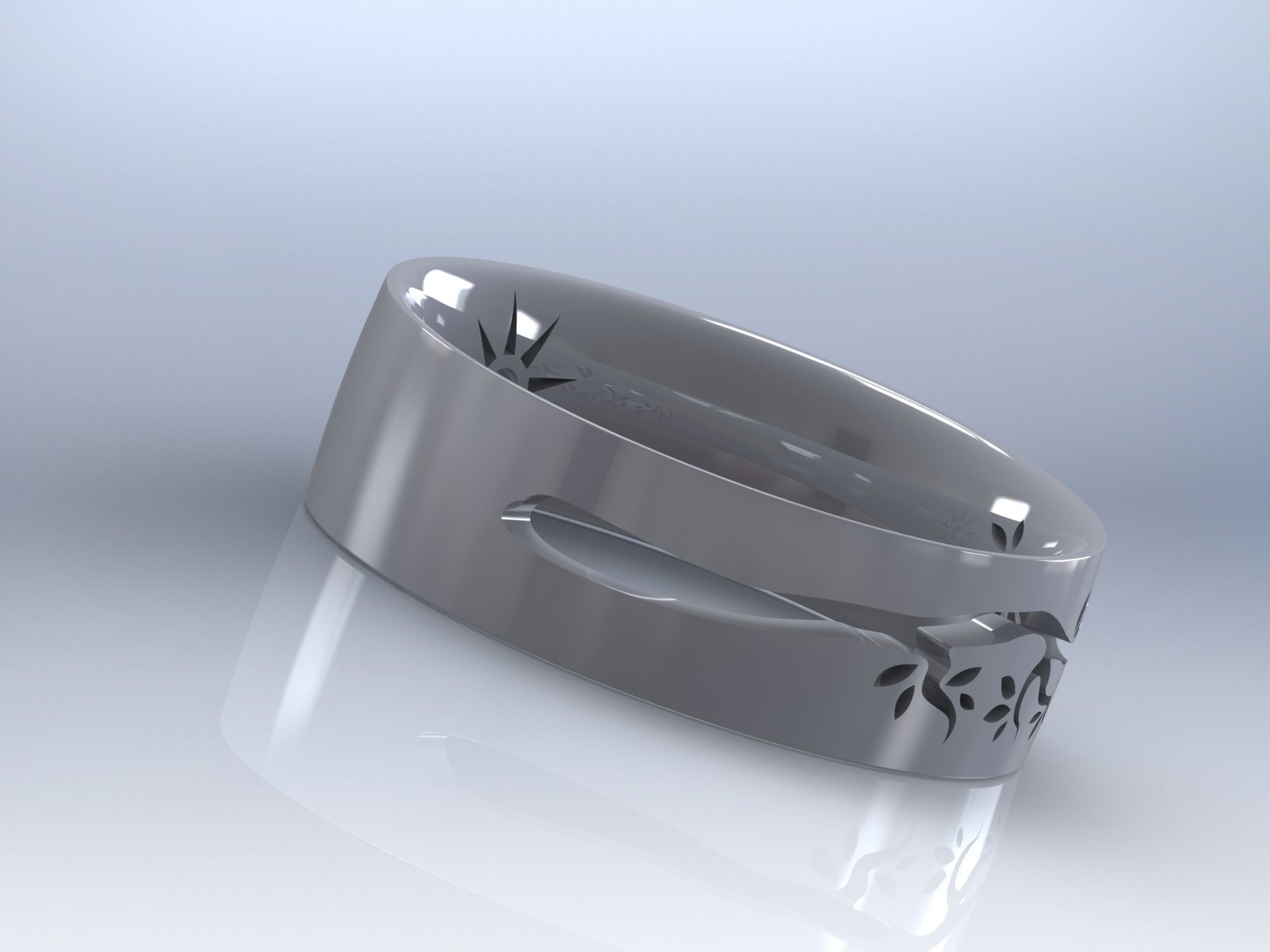 wedding ring 01 3D print model_119