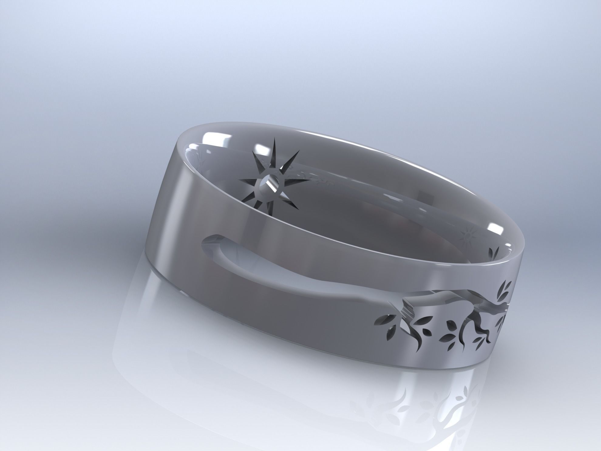 wedding ring 01 3D print model_127