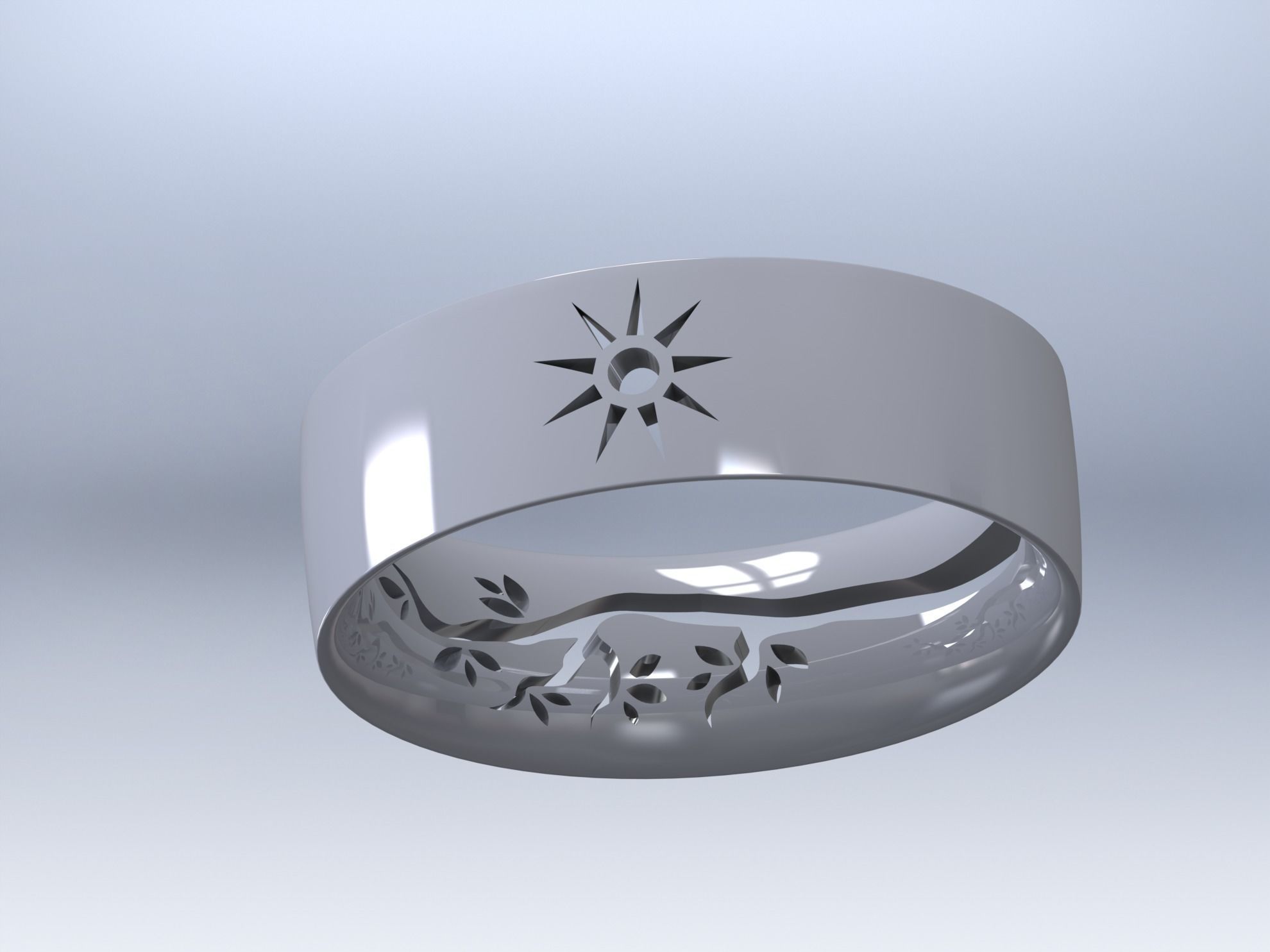 wedding ring 01 3D print model_61