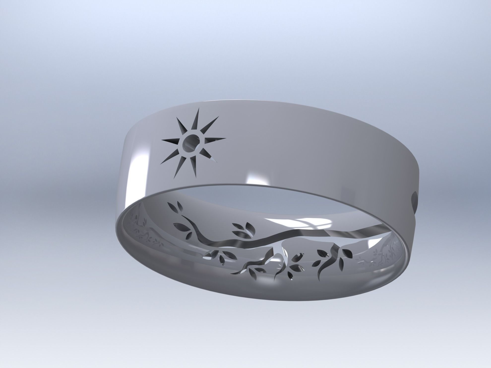 wedding ring 01 3D print model_70