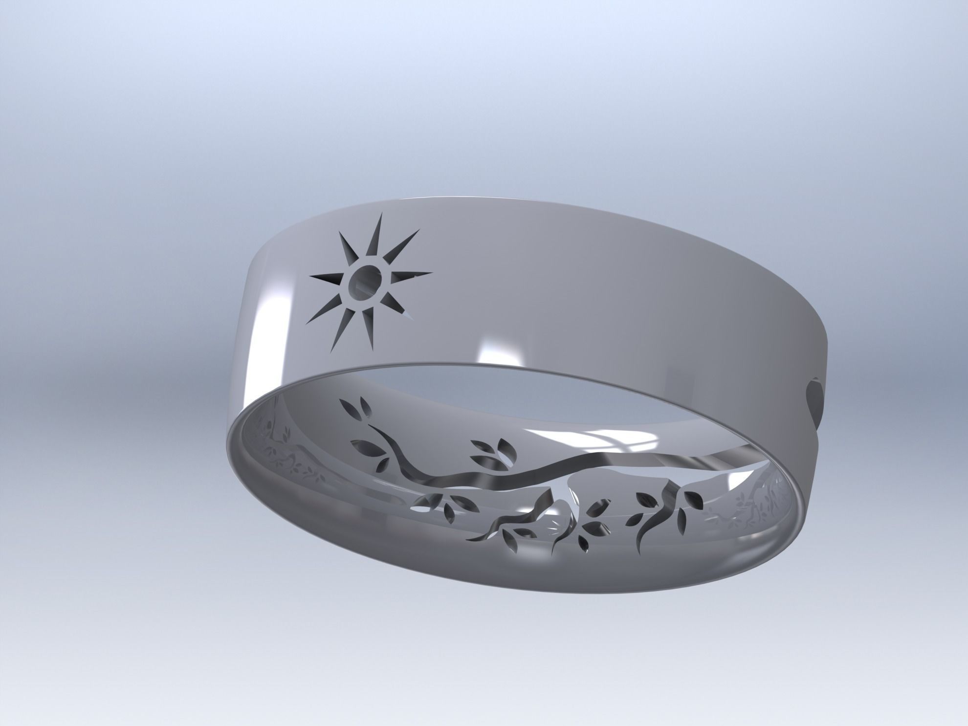 wedding ring 01 3D print model_66