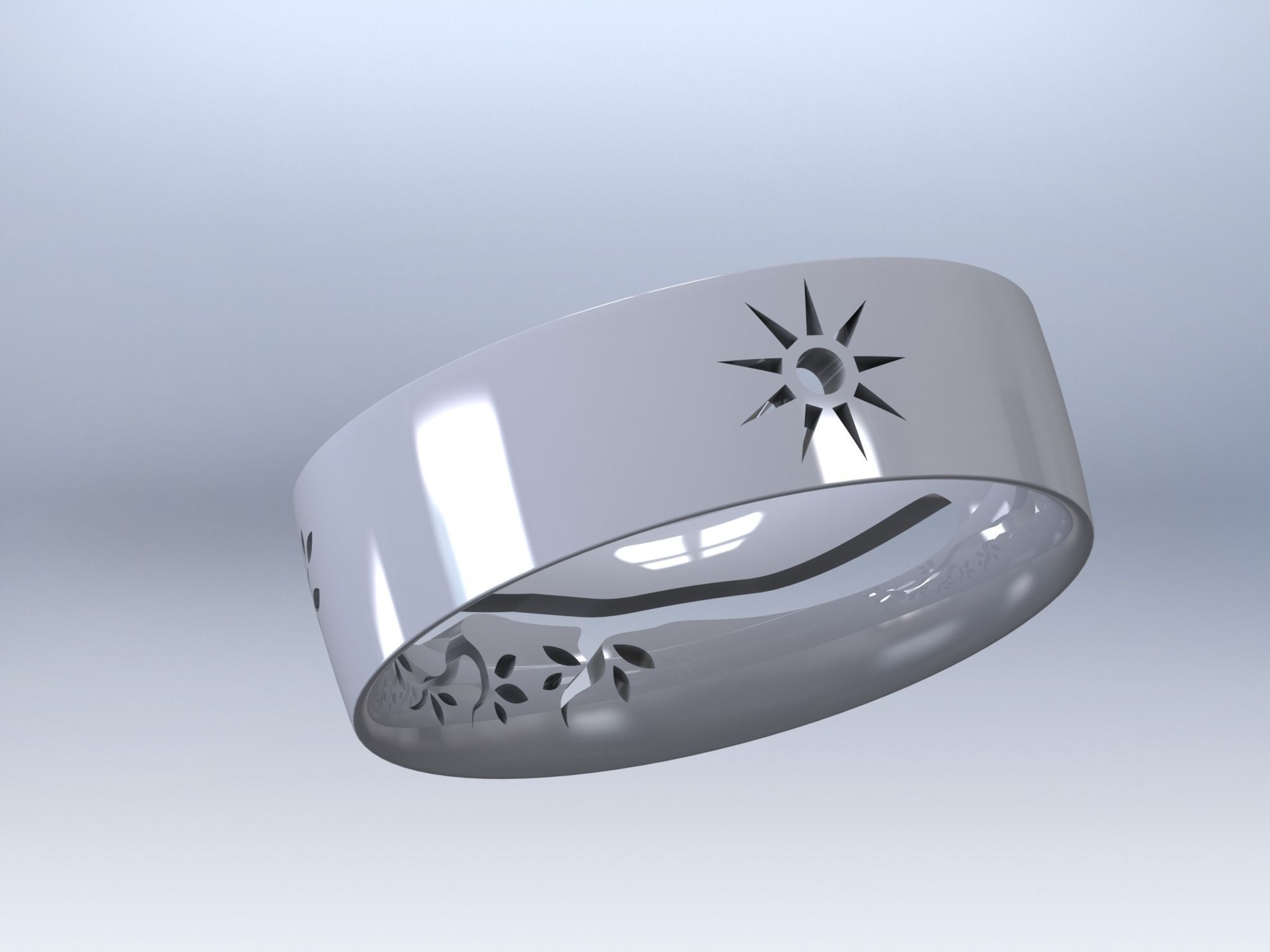 wedding ring 01 3D print model_50
