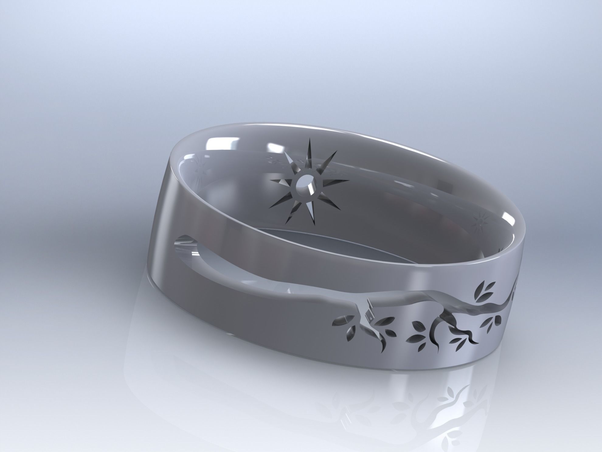 wedding ring 01 3D print model_133