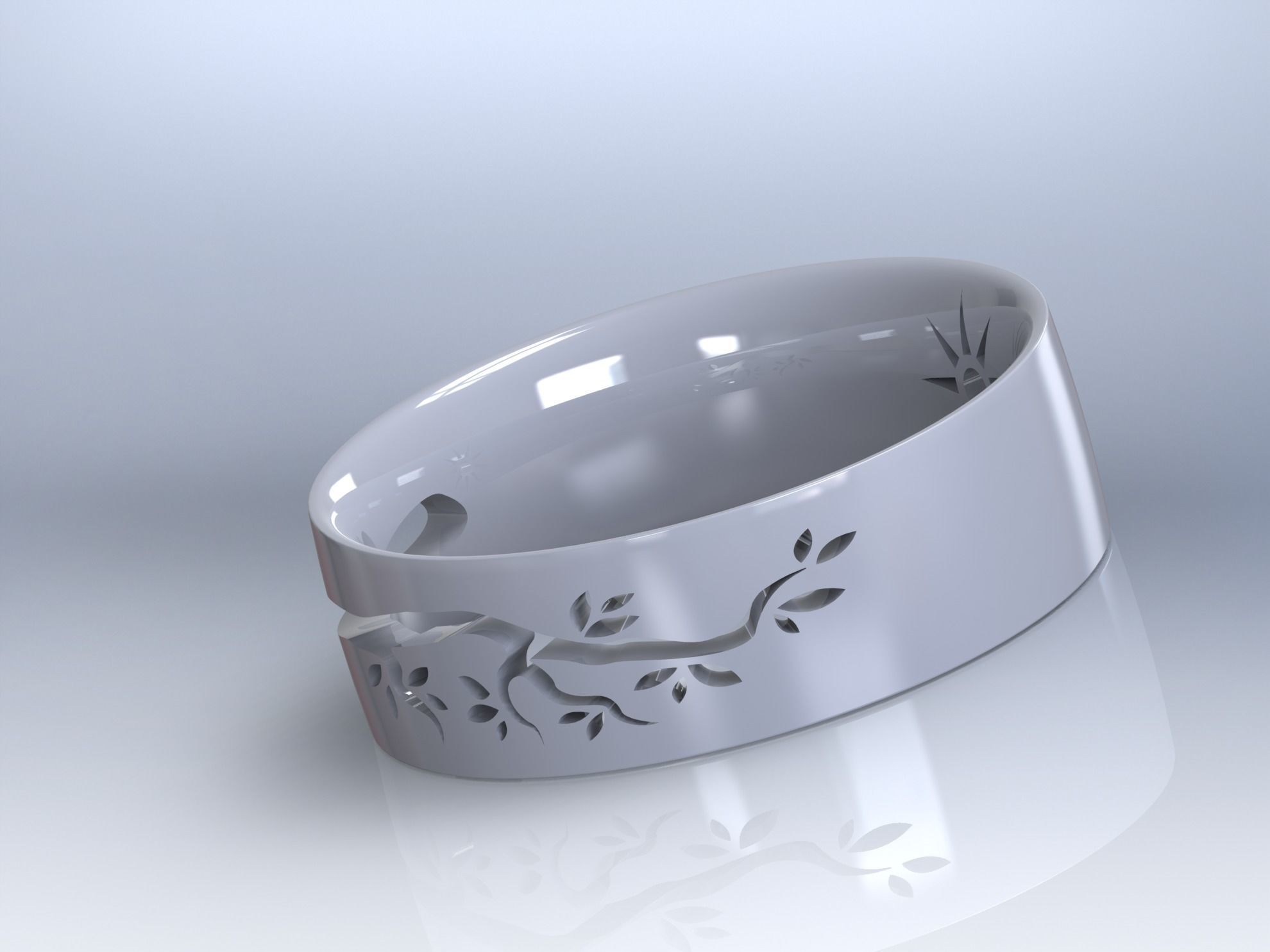 wedding ring 01 3D print model_93