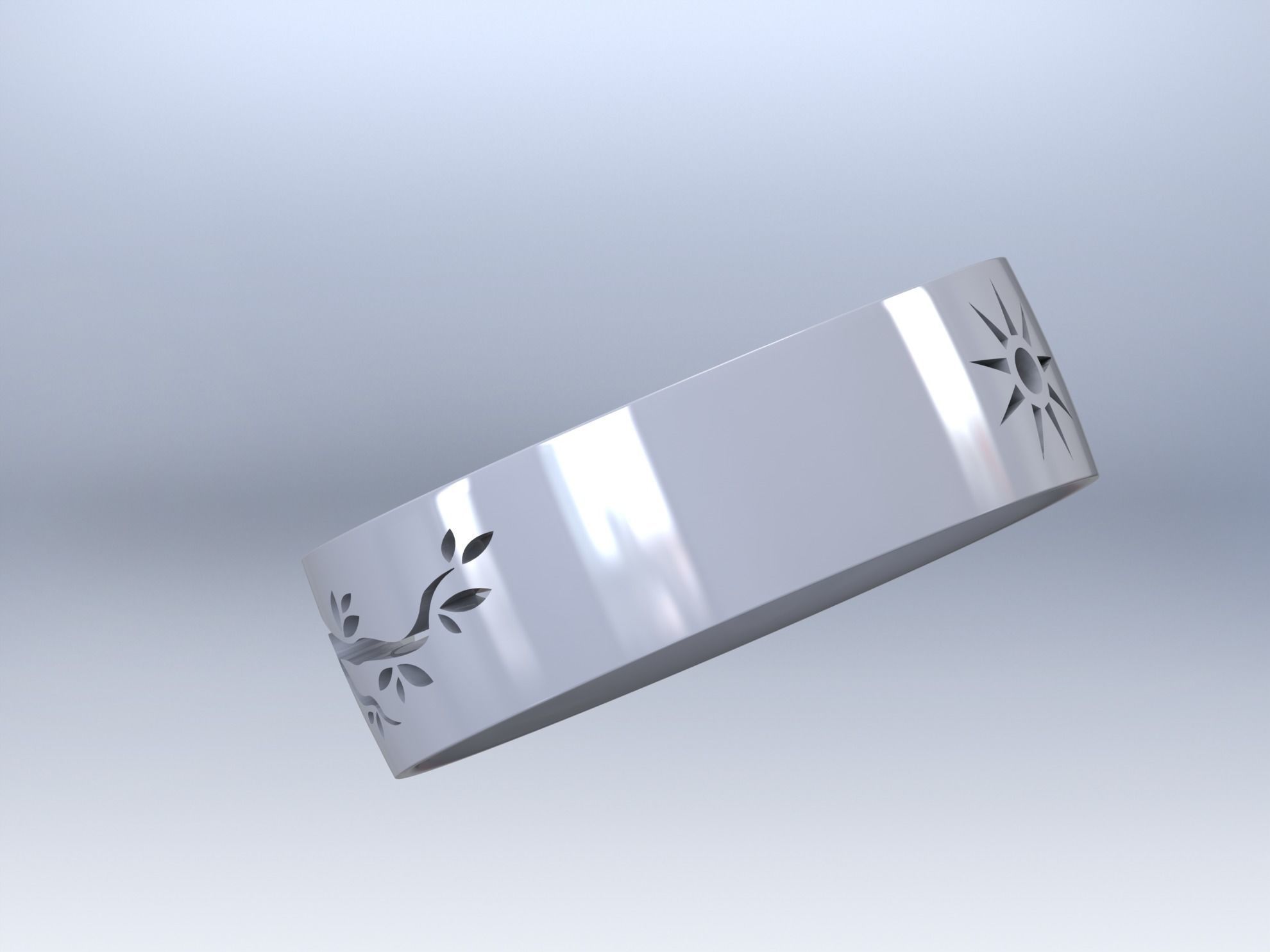 wedding ring 01 3D print model_35