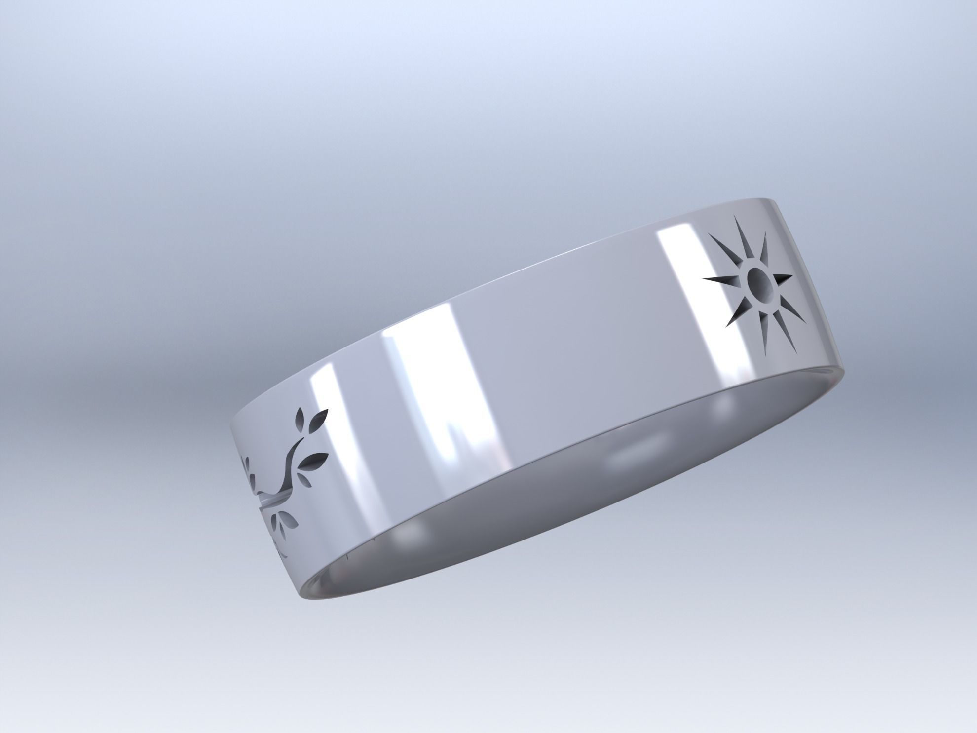 wedding ring 01 3D print model_39