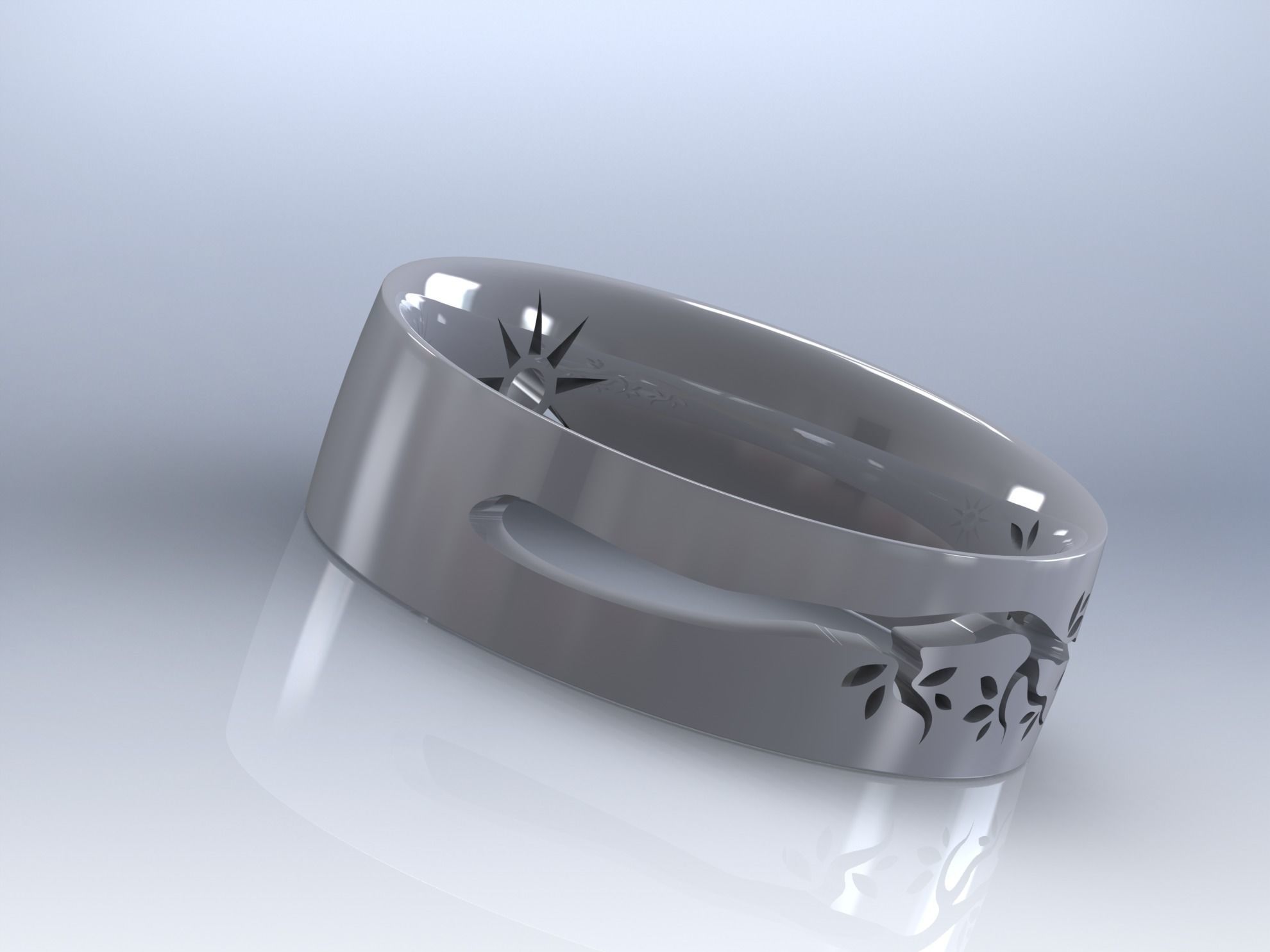 wedding ring 01 3D print model_126