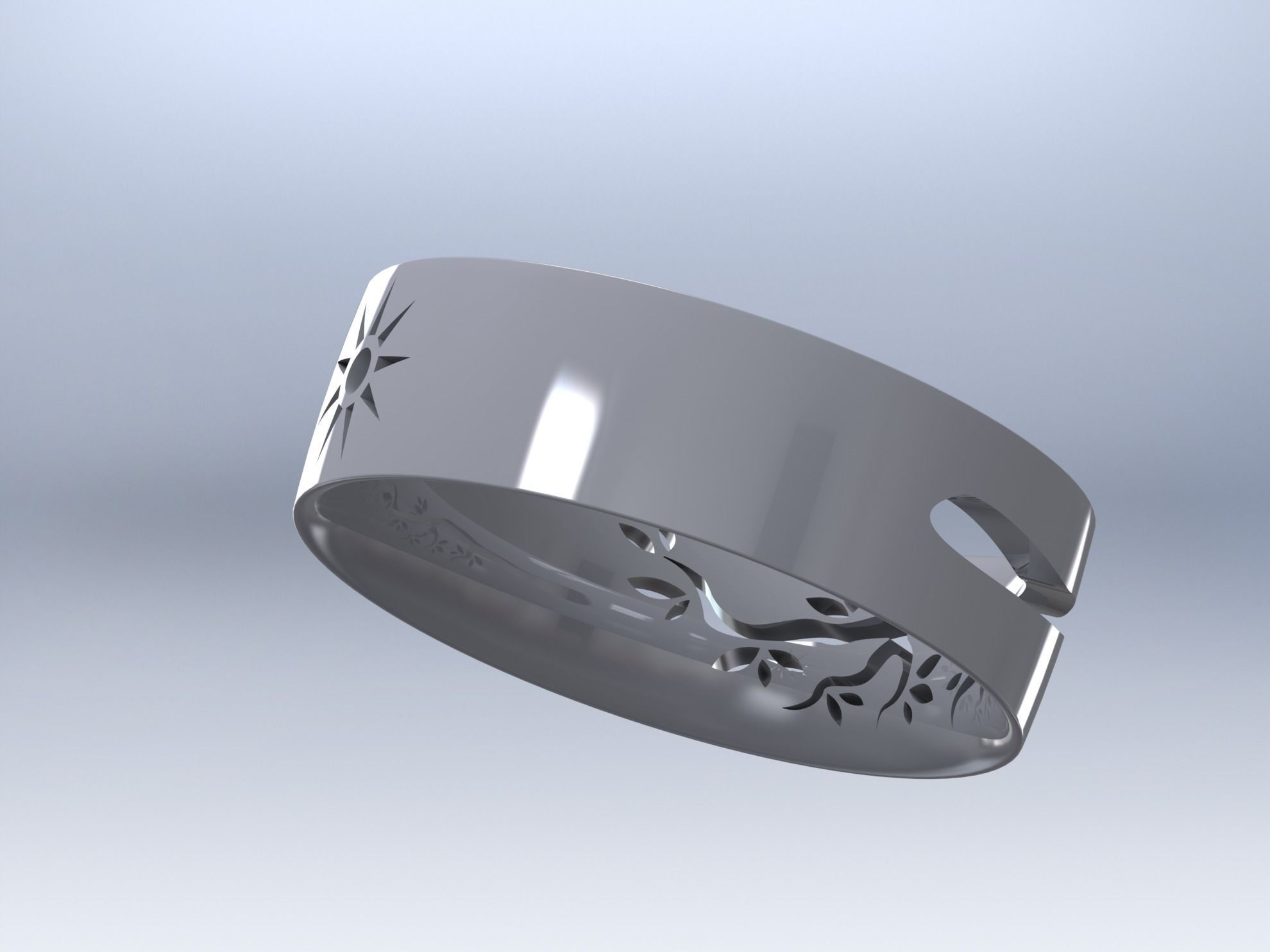 wedding ring 01 3D print model_80