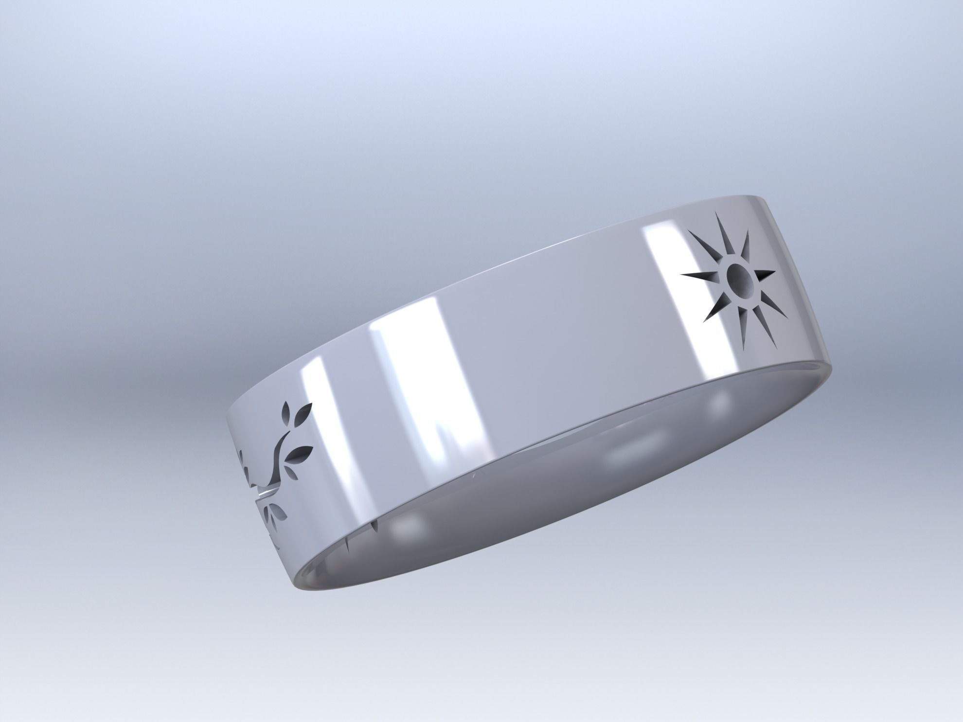 wedding ring 01 3D print model_41