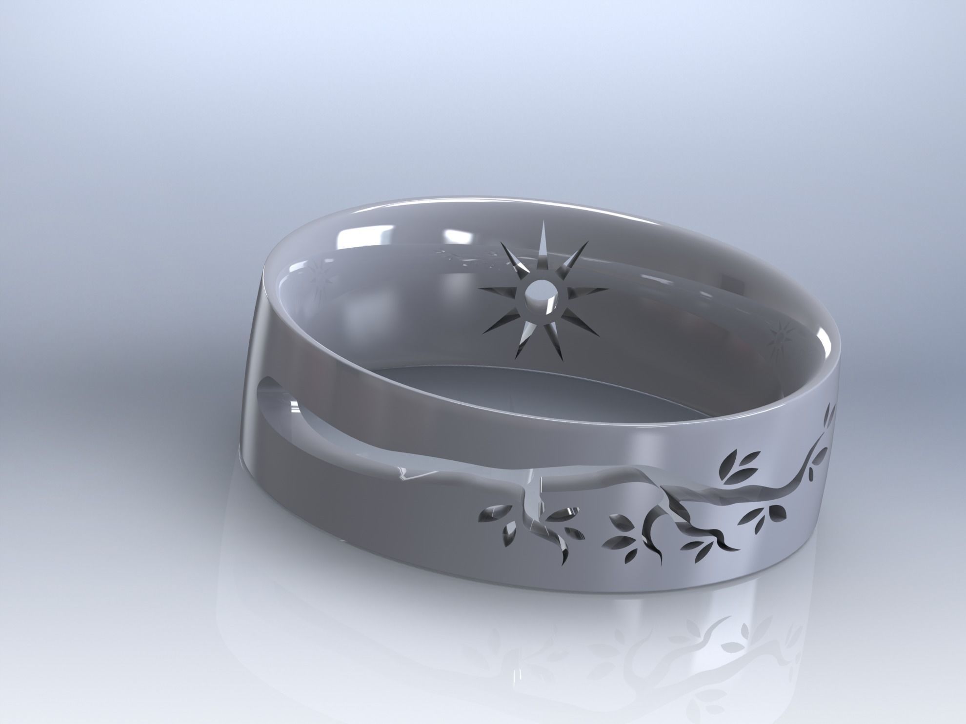wedding ring 01 3D print model_142