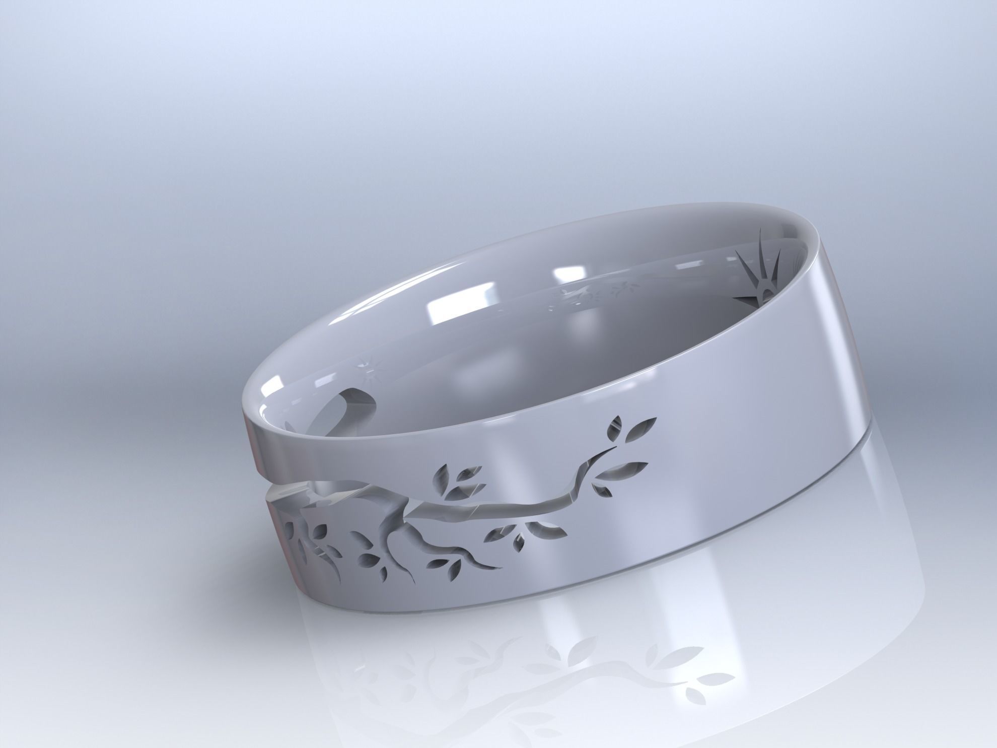 wedding ring 01 3D print model_101
