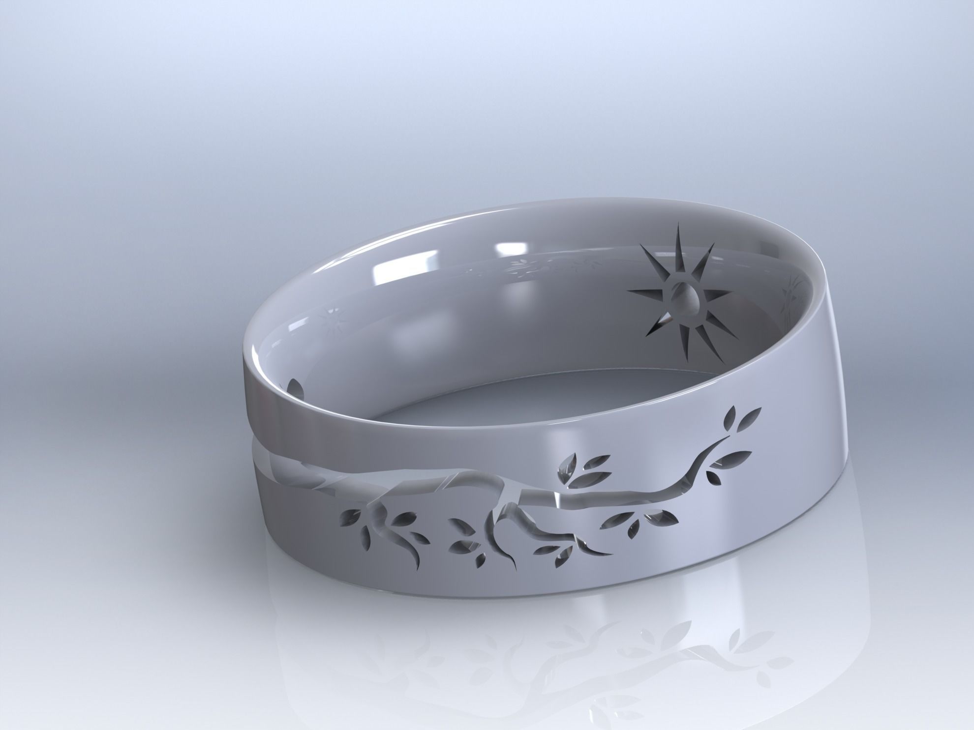 wedding ring 01 3D print model_22