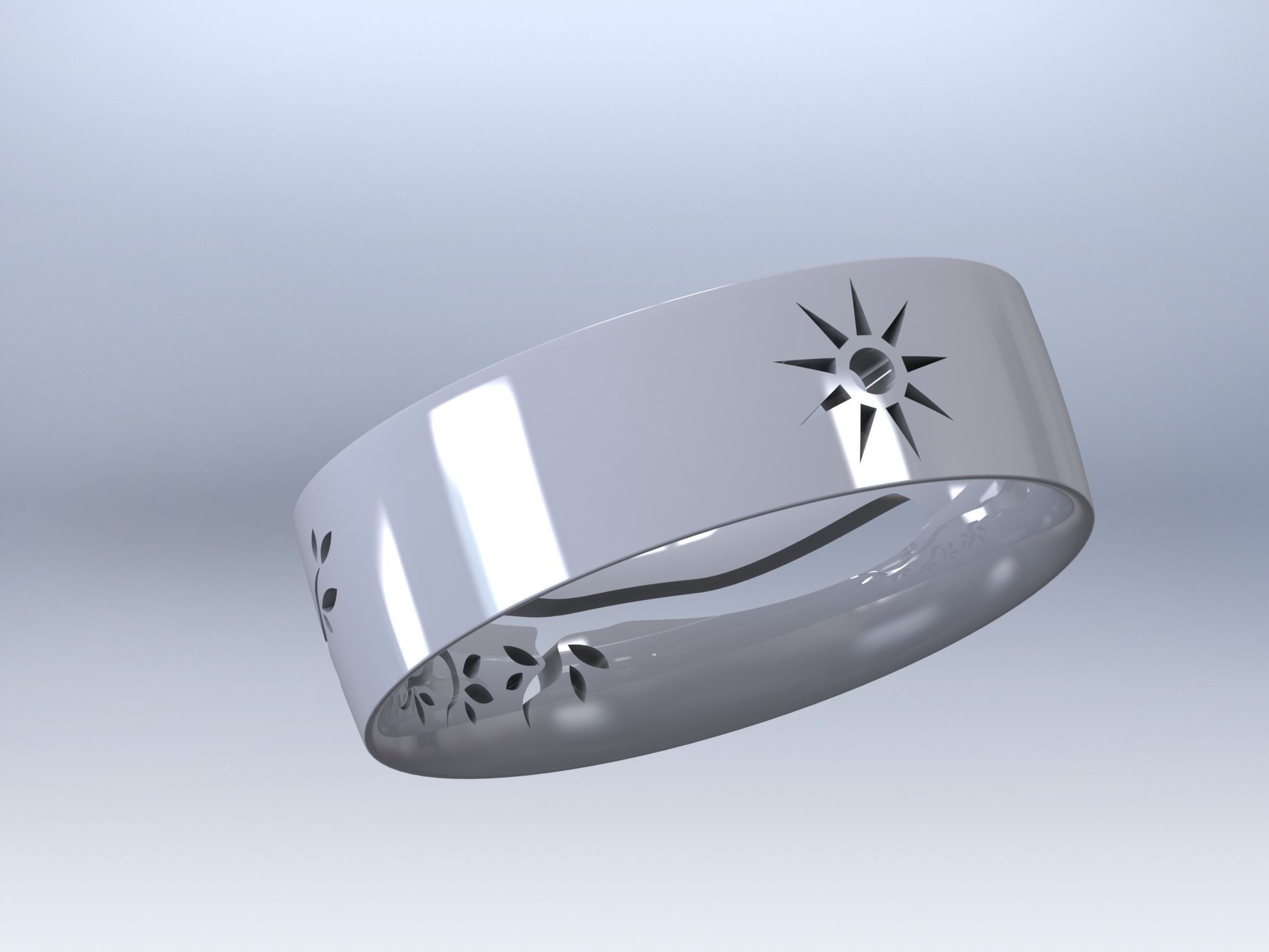 wedding ring 01 3D print model_47