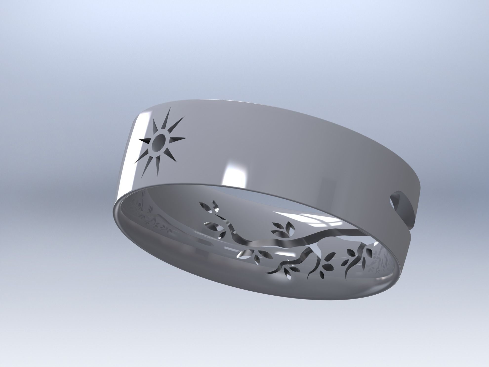 wedding ring 01 3D print model_74