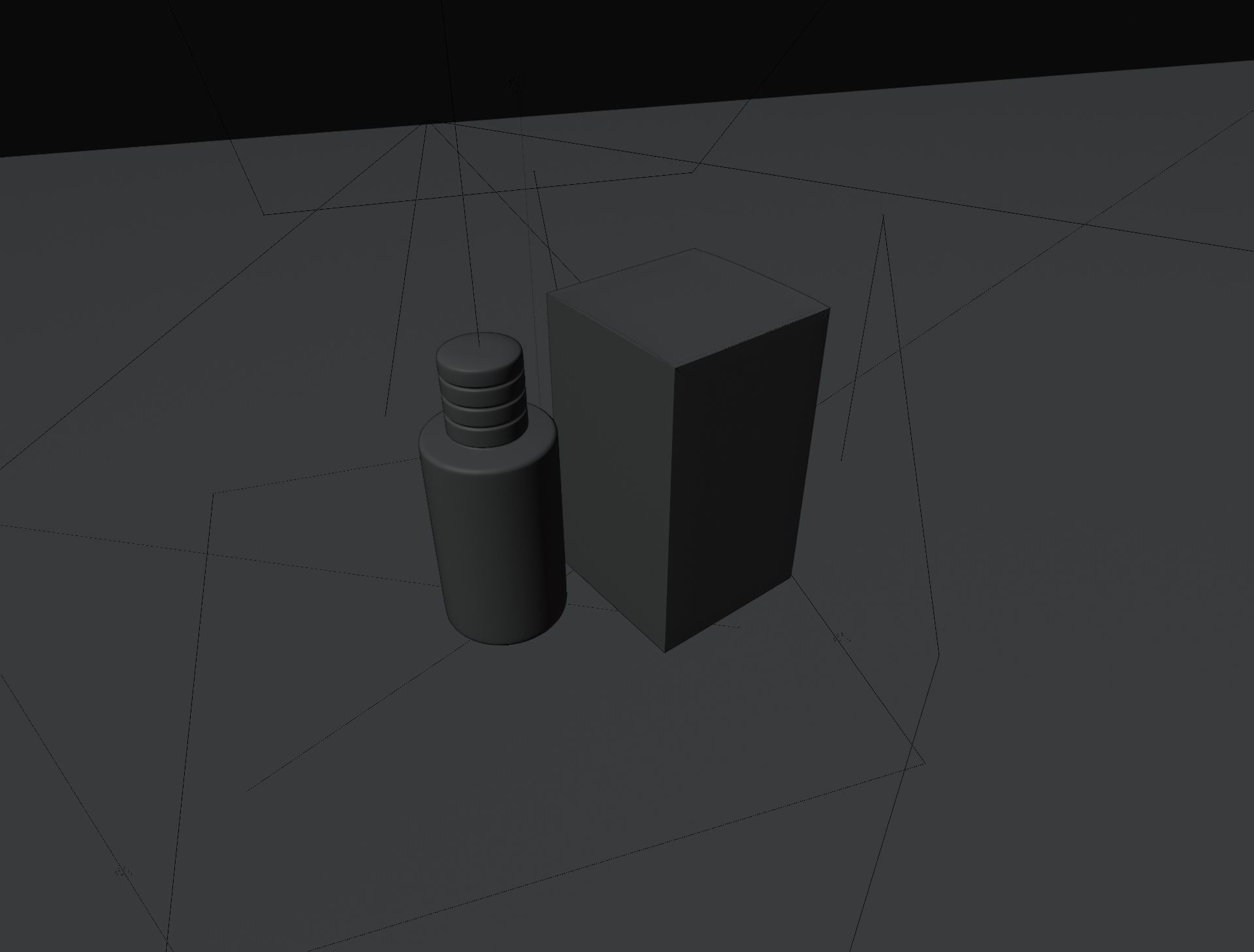 Dior Perfume Pink Bottle Low-poly 3D model_5