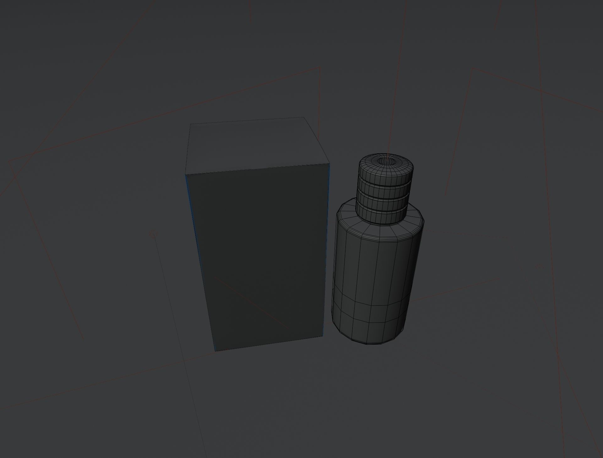 Dior Perfume Pink Bottle Low-poly 3D model_7