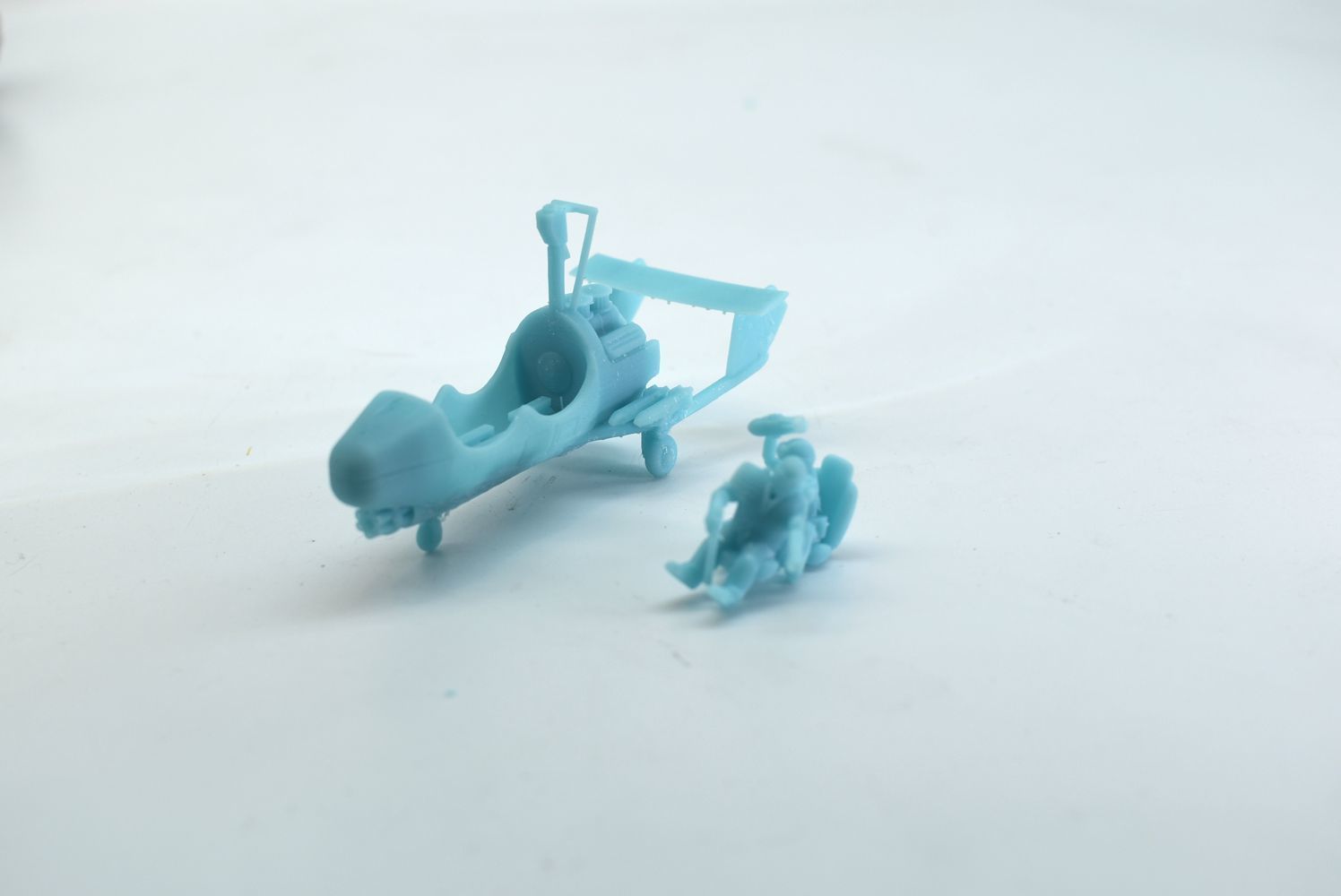 Two Seat Gyrocopter for the tabletop game Gaslands 3D print model_3