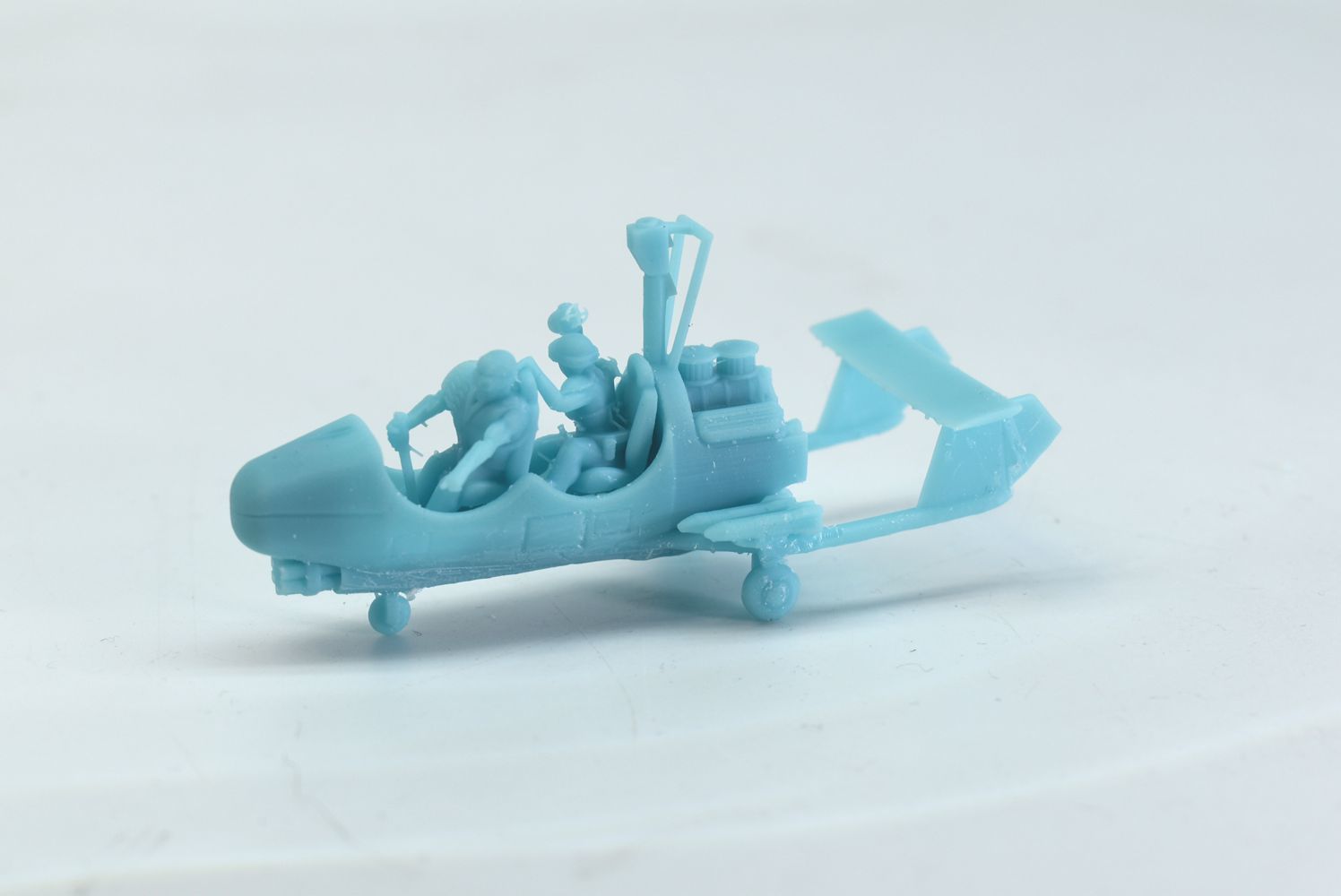 Two Seat Gyrocopter for the tabletop game Gaslands 3D print model_2