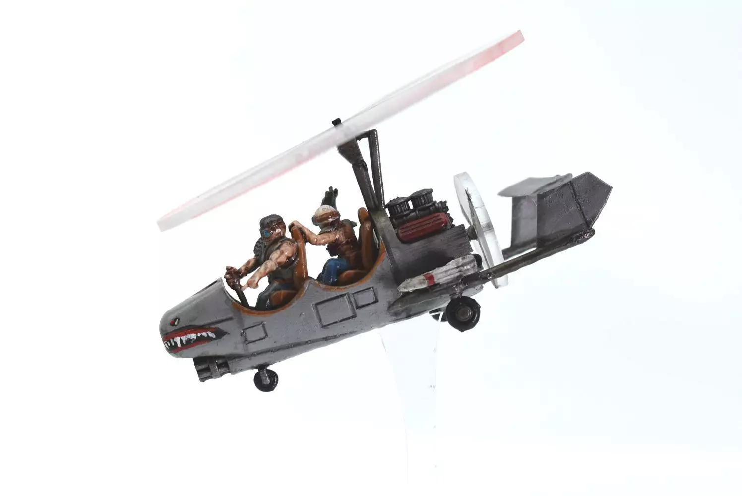 Two Seat Gyrocopter for the tabletop game Gaslands 3D print model_0