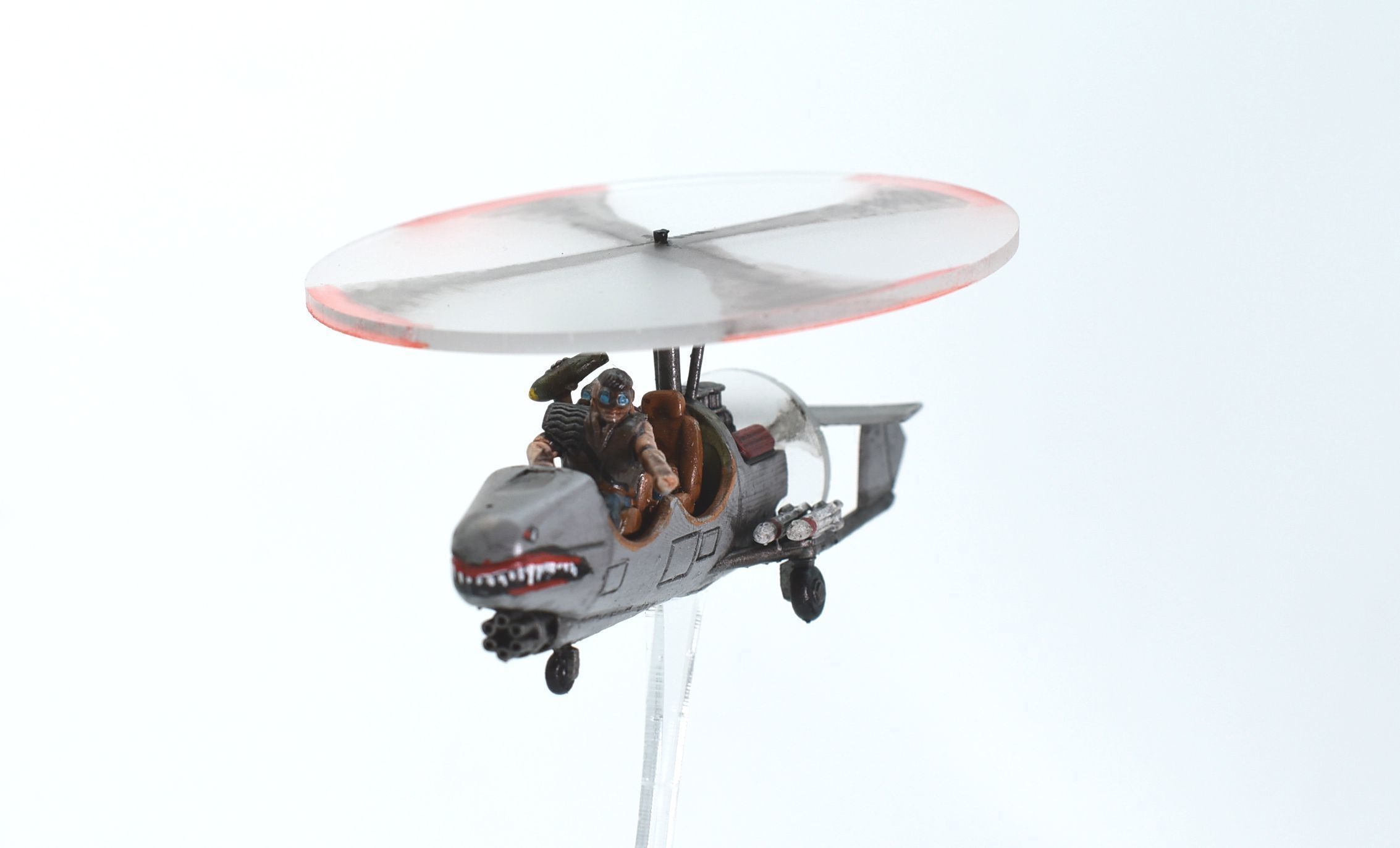 Two Seat Gyrocopter for the tabletop game Gaslands 3D print model_5