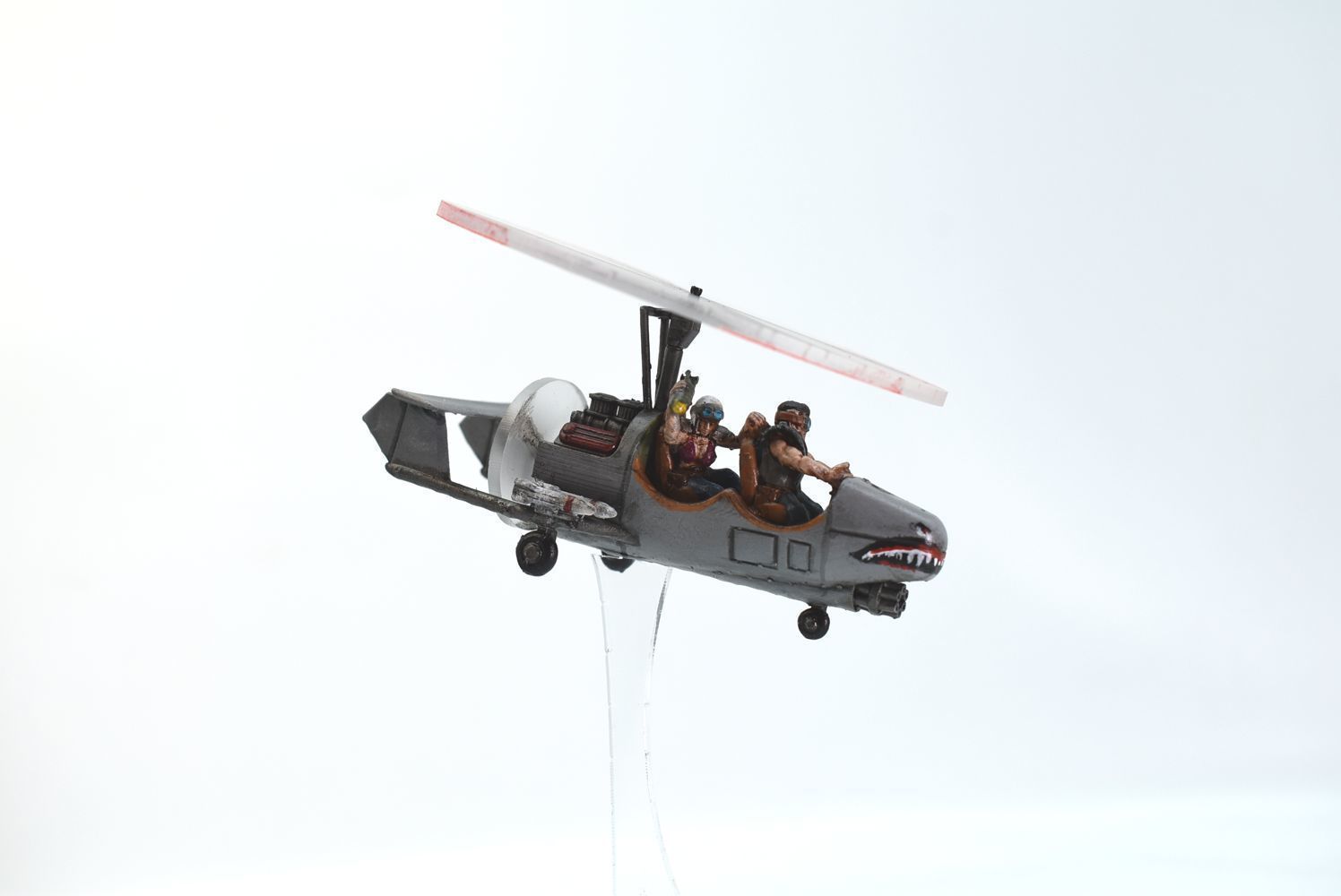 Two Seat Gyrocopter for the tabletop game Gaslands 3D print model_7