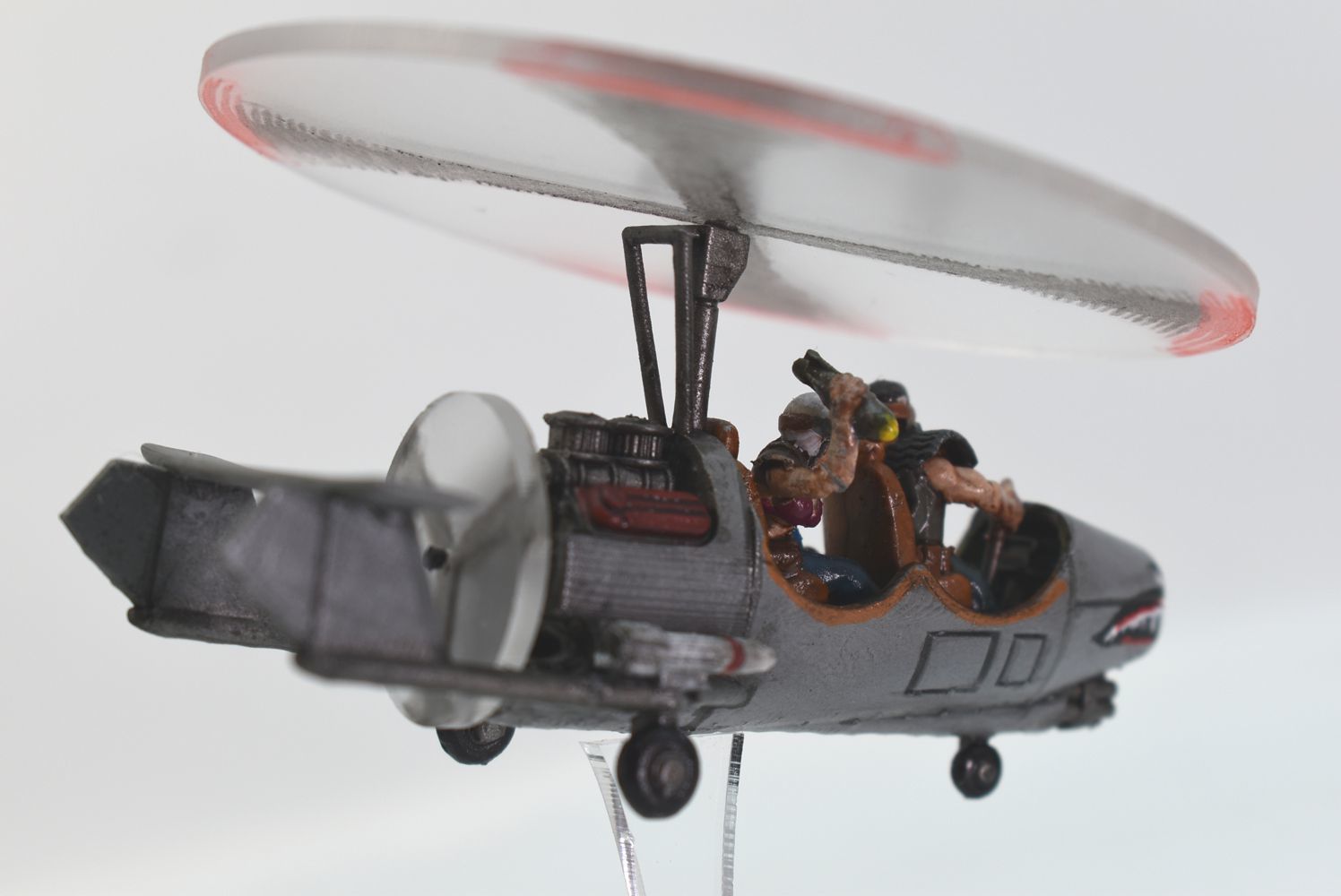 Two Seat Gyrocopter for the tabletop game Gaslands 3D print model_8