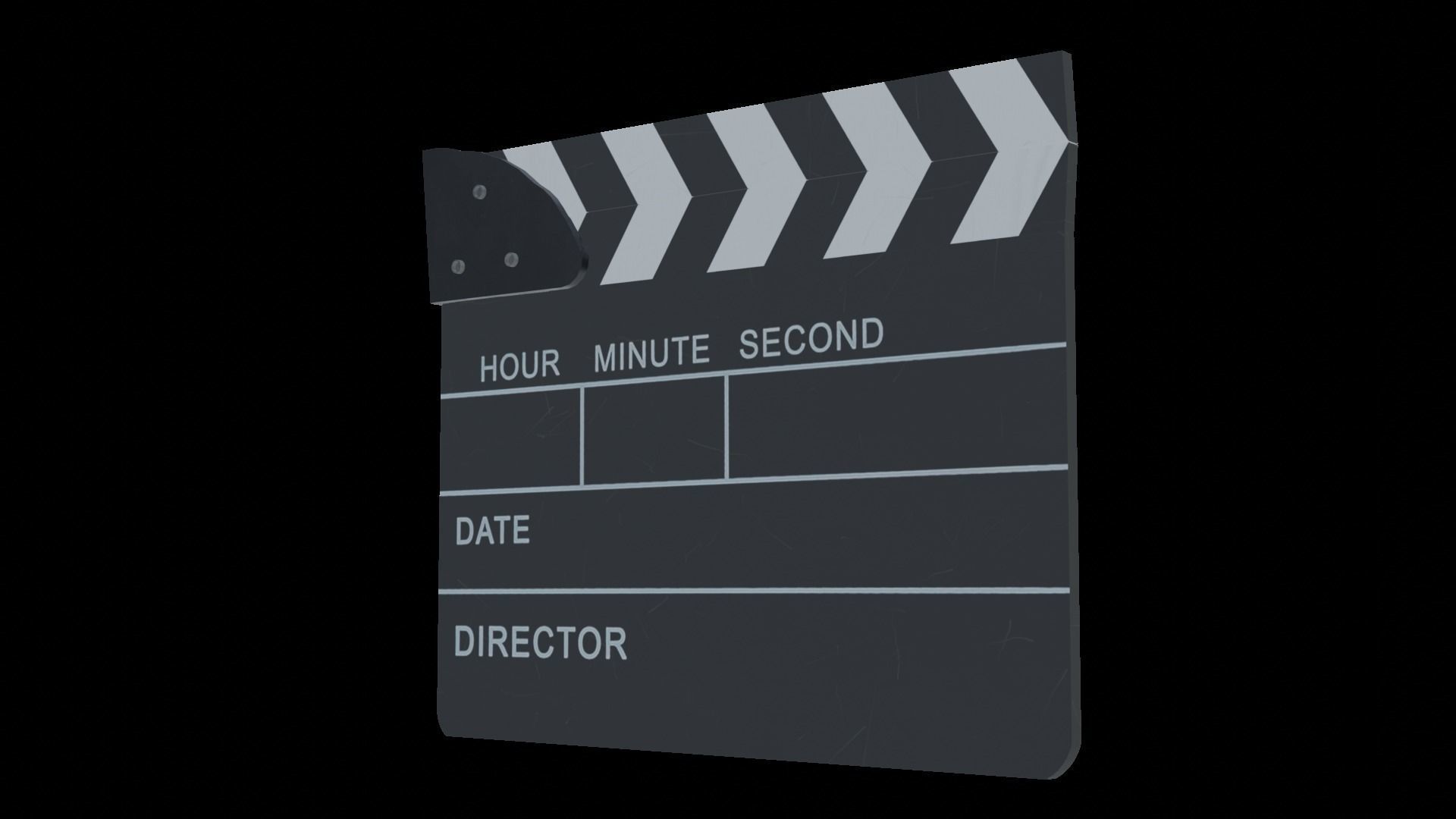 Clapperboard - Clapper Board Low-poly 3D model_23