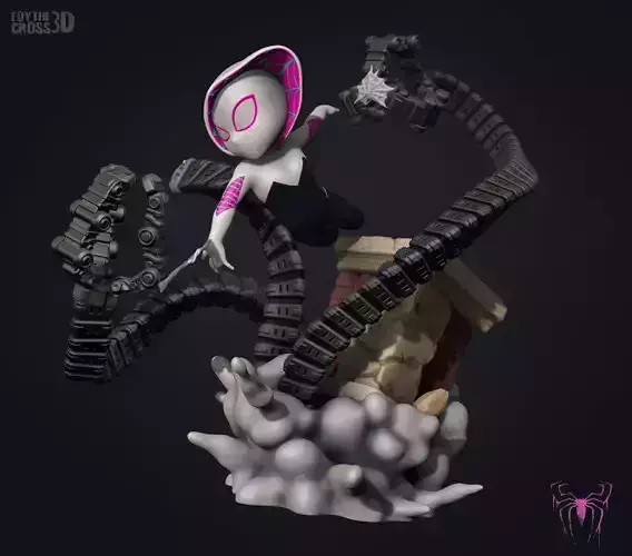 Spider Gwen 3D print model