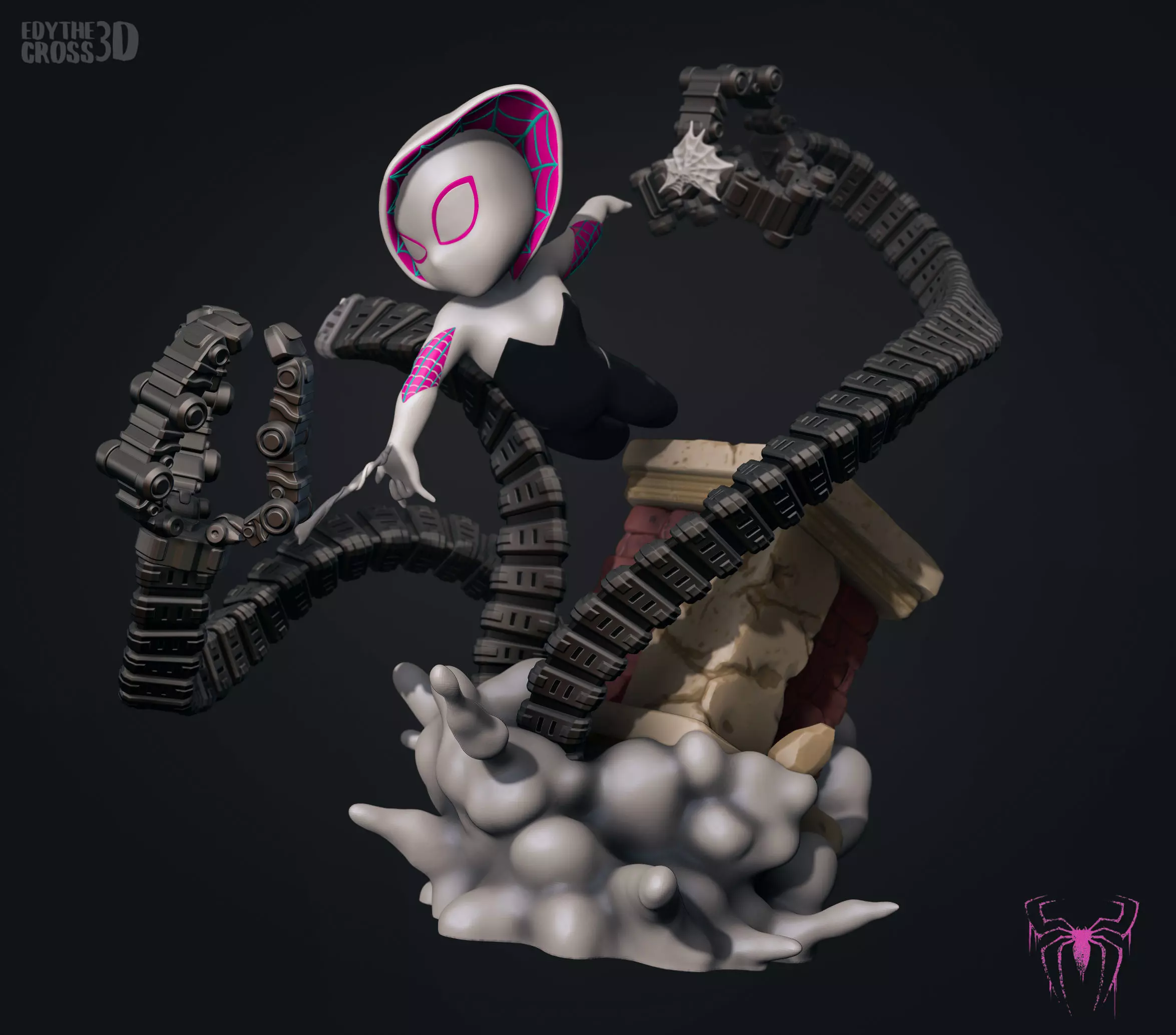 Spider Gwen 3D print model_0