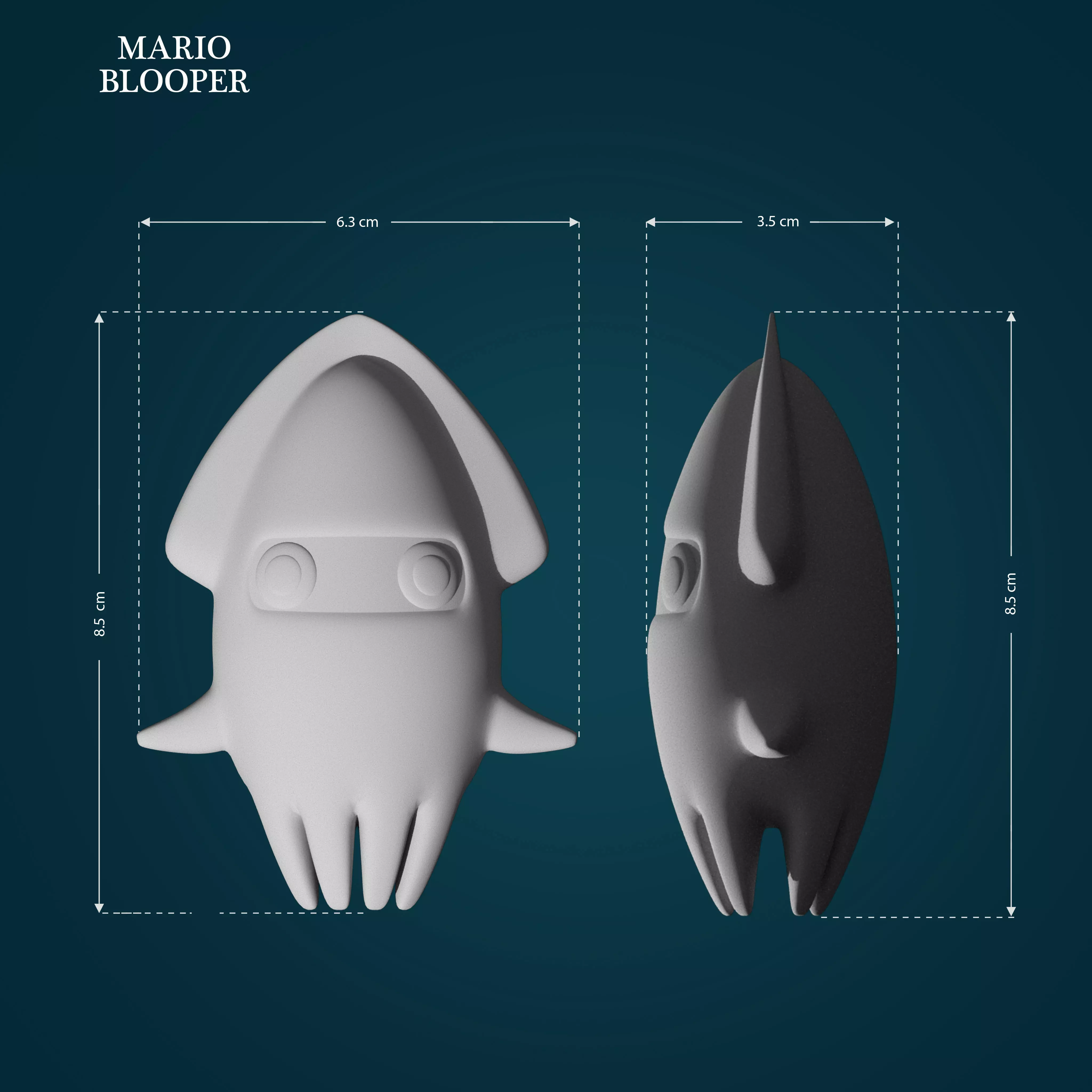 Blooper from Mario 3D print model_0