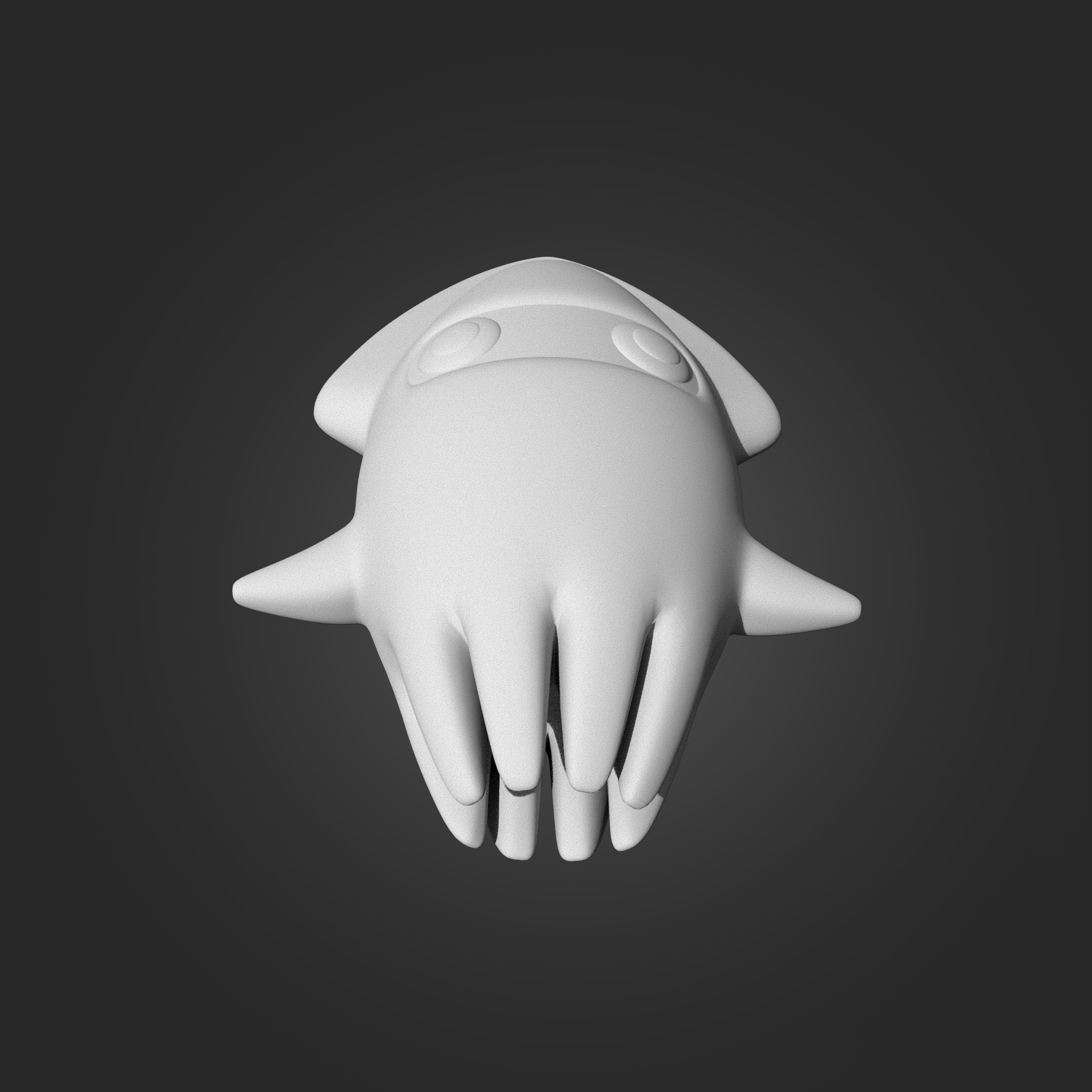 Blooper from Mario 3D print model_3
