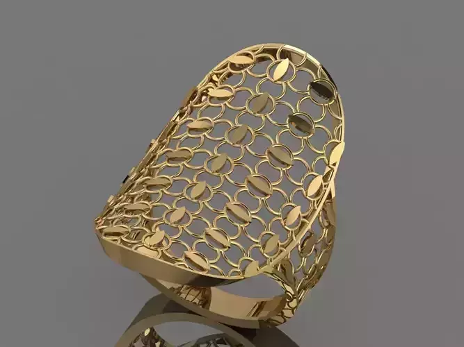 GC GOLD Y269- Diamond gold Ring