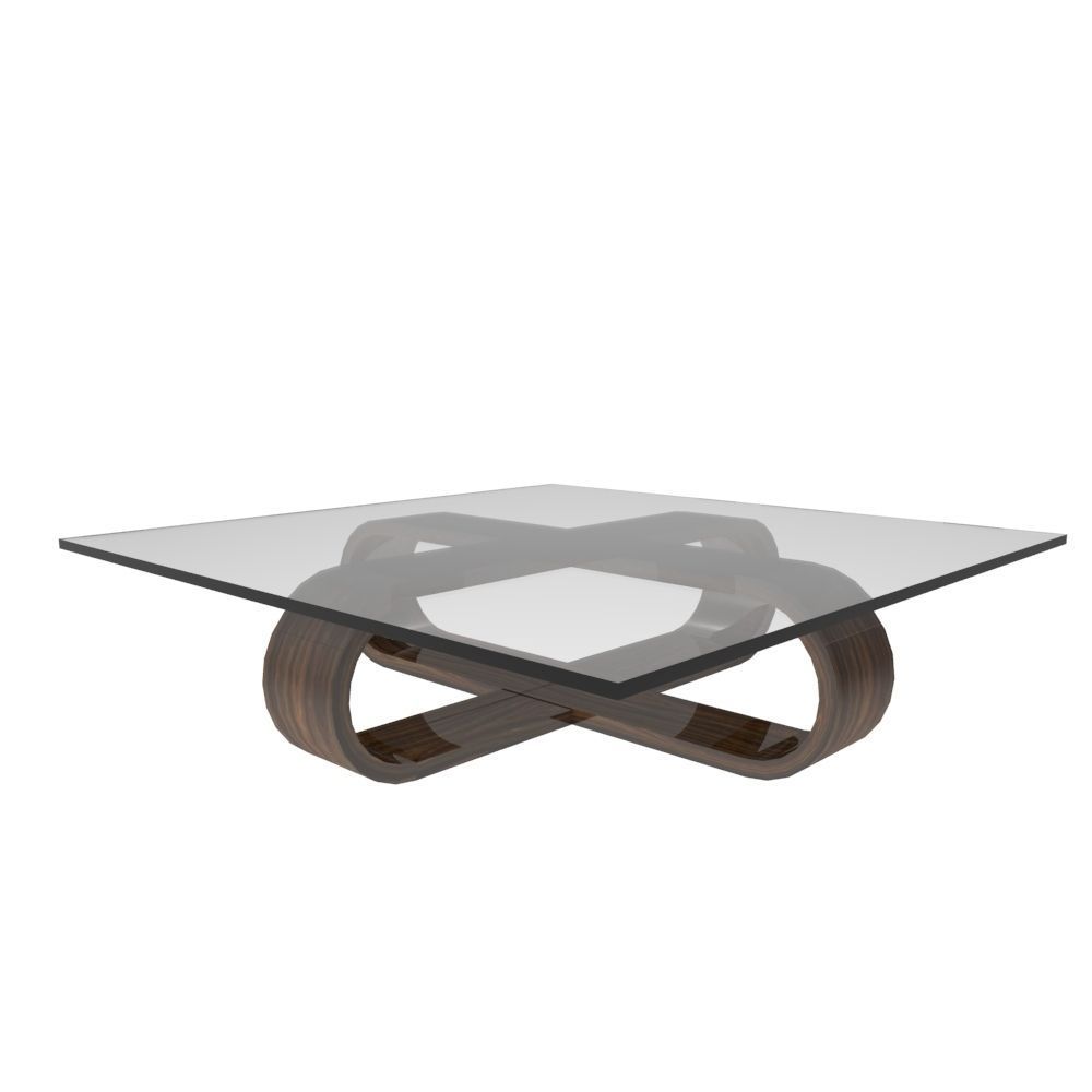 Coffee Table Low-poly 3D model_1