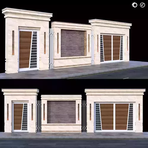 Gate Door 3D model