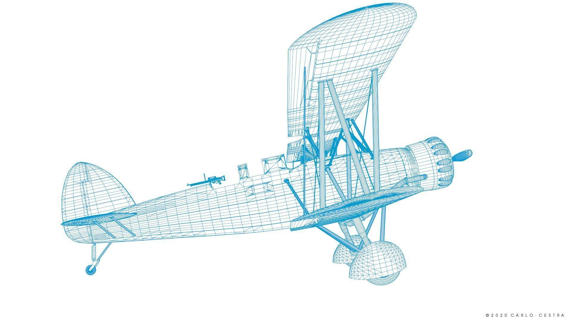B4Y ha-327 - Rigged Low-poly 3D model_52