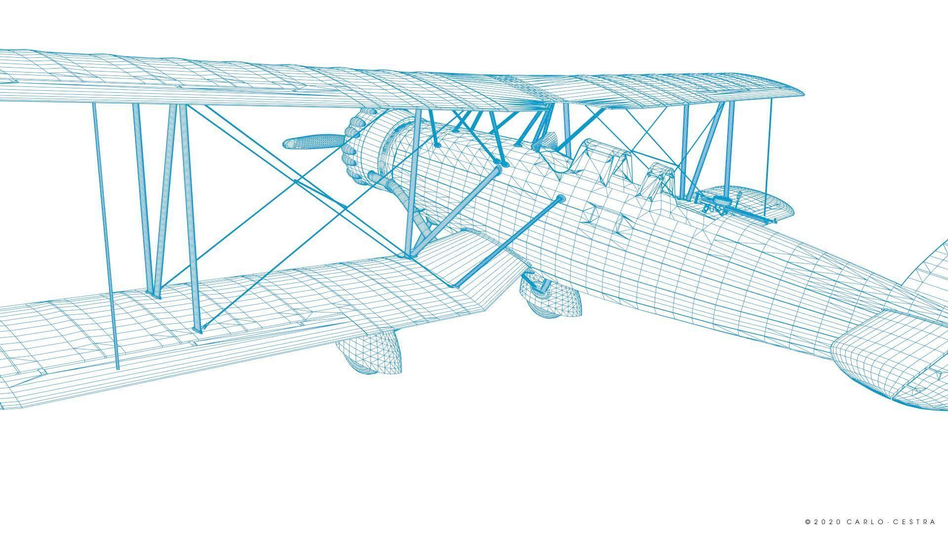 B4Y ha-327 - Rigged Low-poly 3D model_41