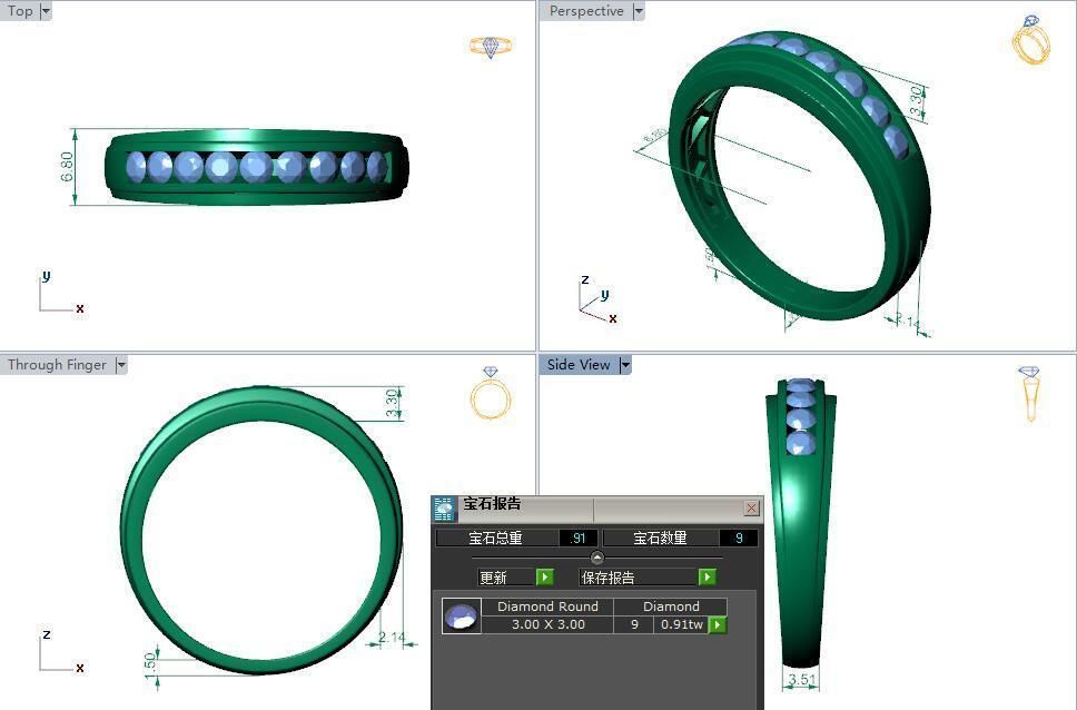 3DM Format Man wedding band male engagement ring 3D print model_3