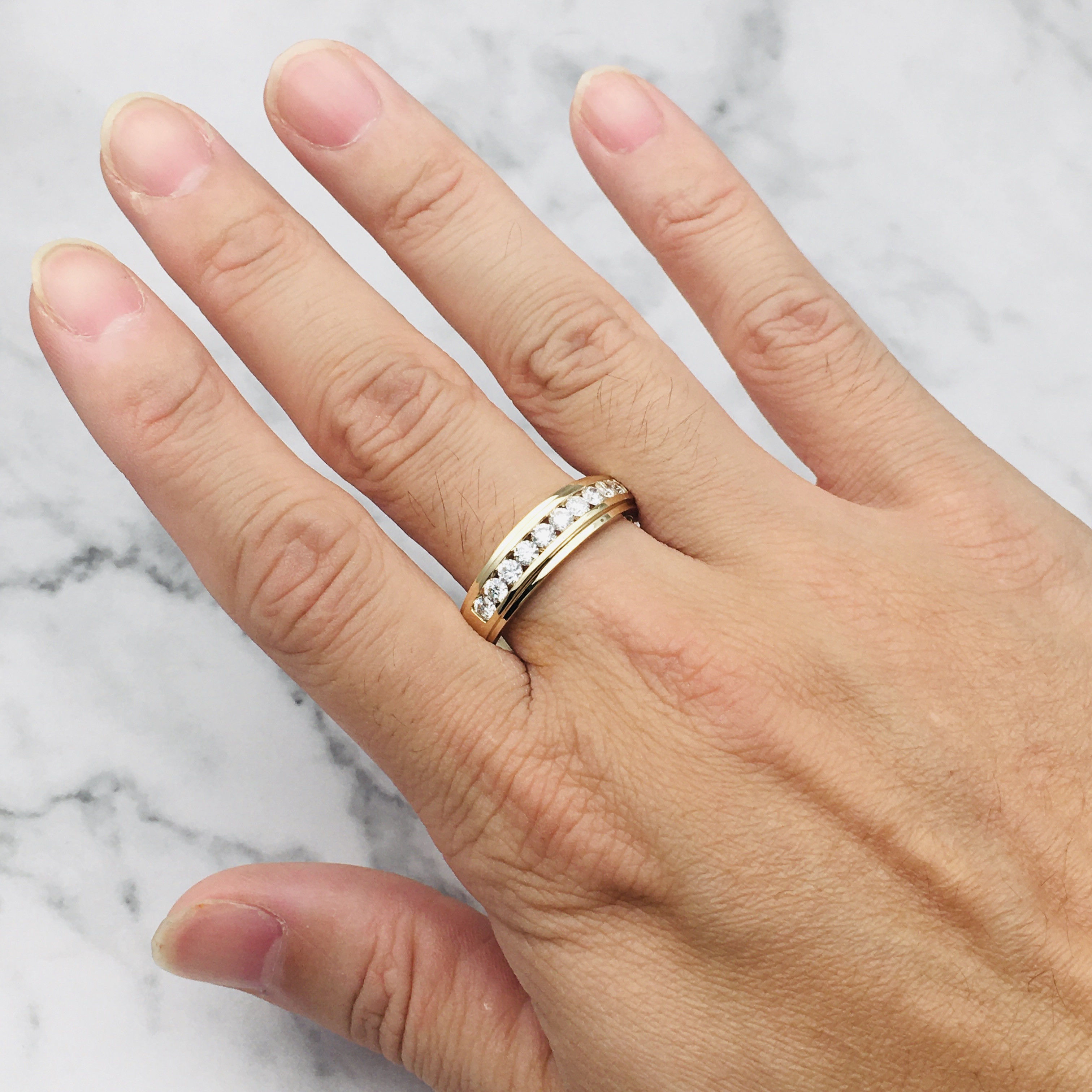 3DM Format Man wedding band male engagement ring 3D print model_6