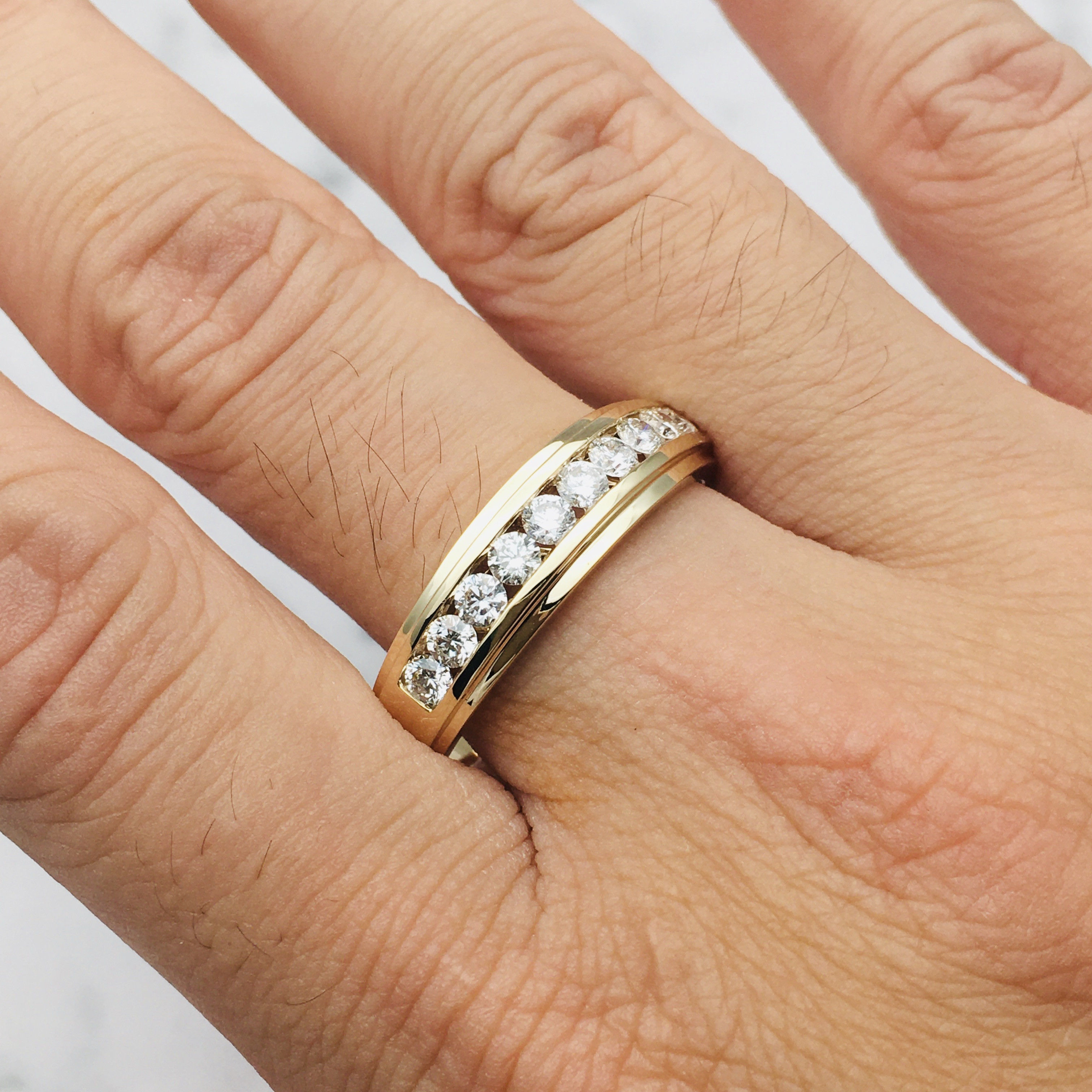 3DM Format Man wedding band male engagement ring 3D print model_10